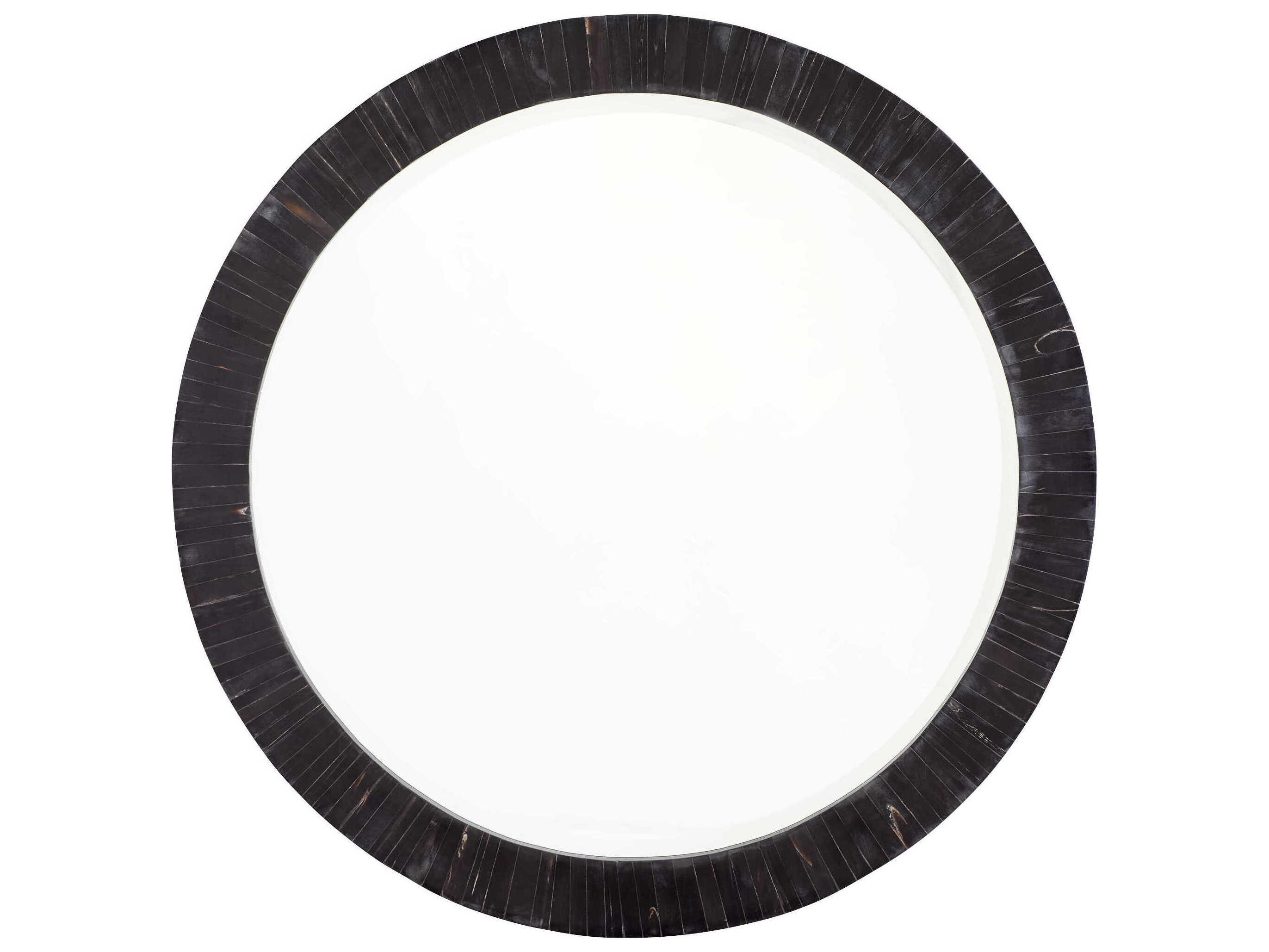 Cyan Design Nautilus Black Round Wall Mirror