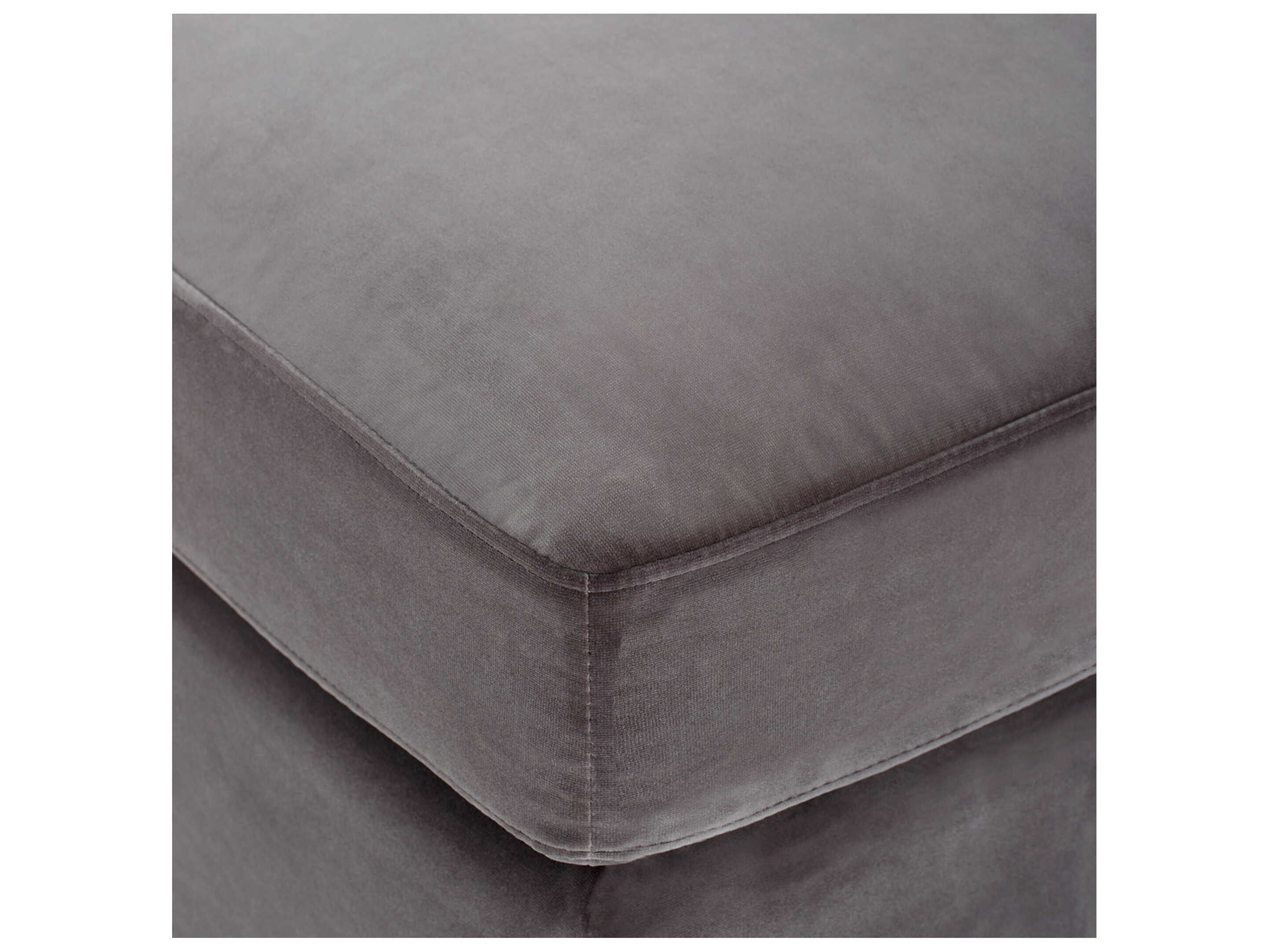 Cyan Design Sovente Gray Upholstered Ottoman