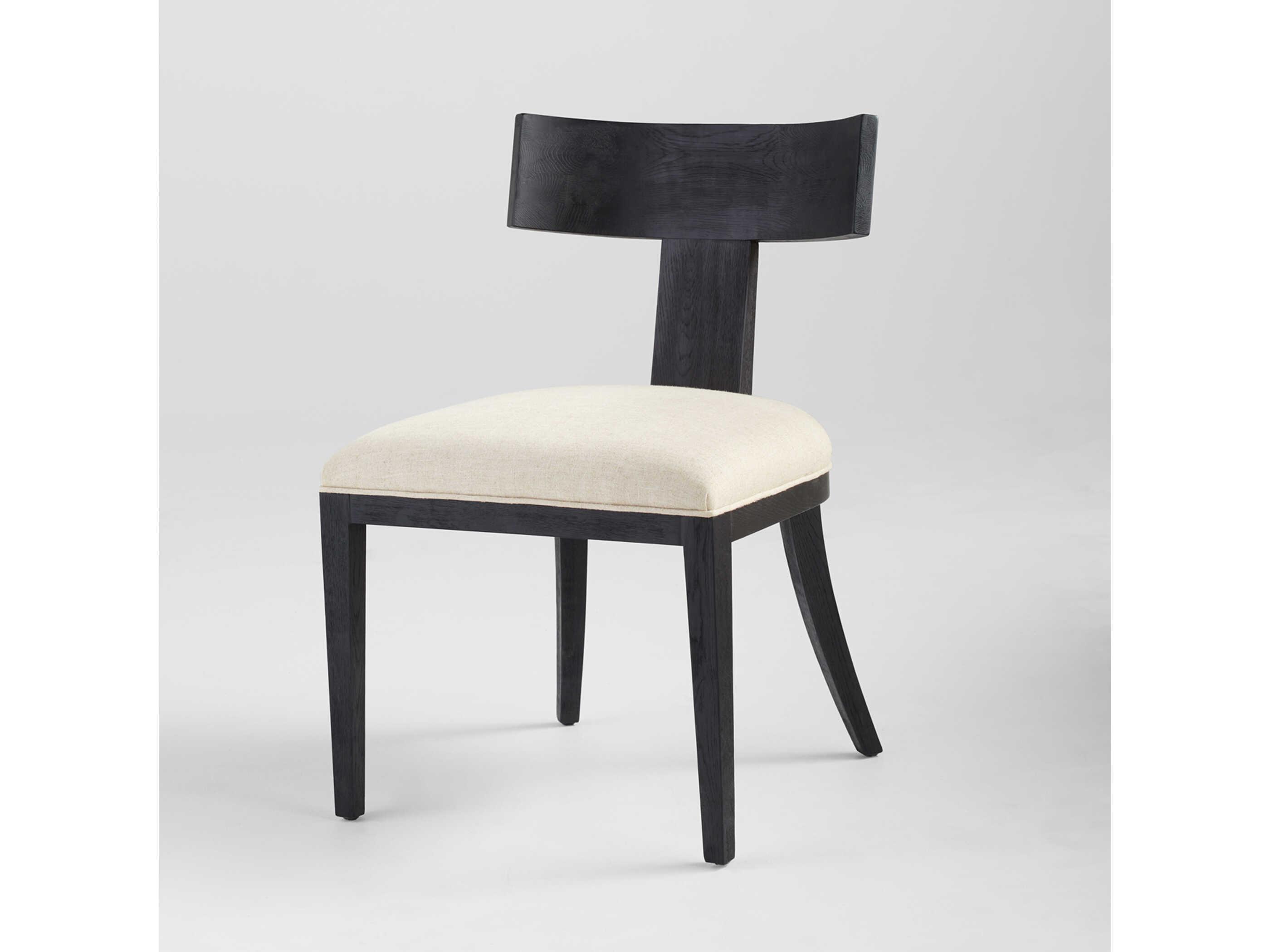 Cyan Design Black Upholstered Armless Dining Chair