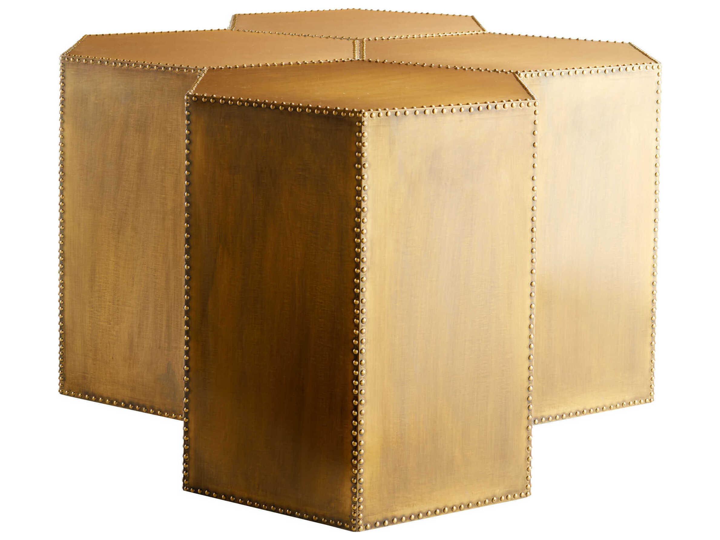 Cyan Design Korio Hexagon Wood End Table