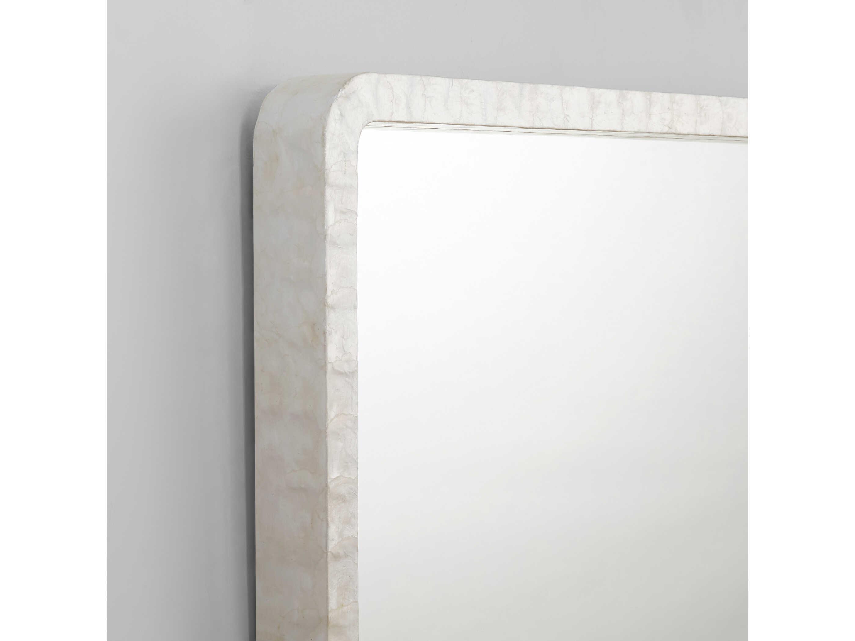 Cyan Design Triton White Rectangular Wall Mirror