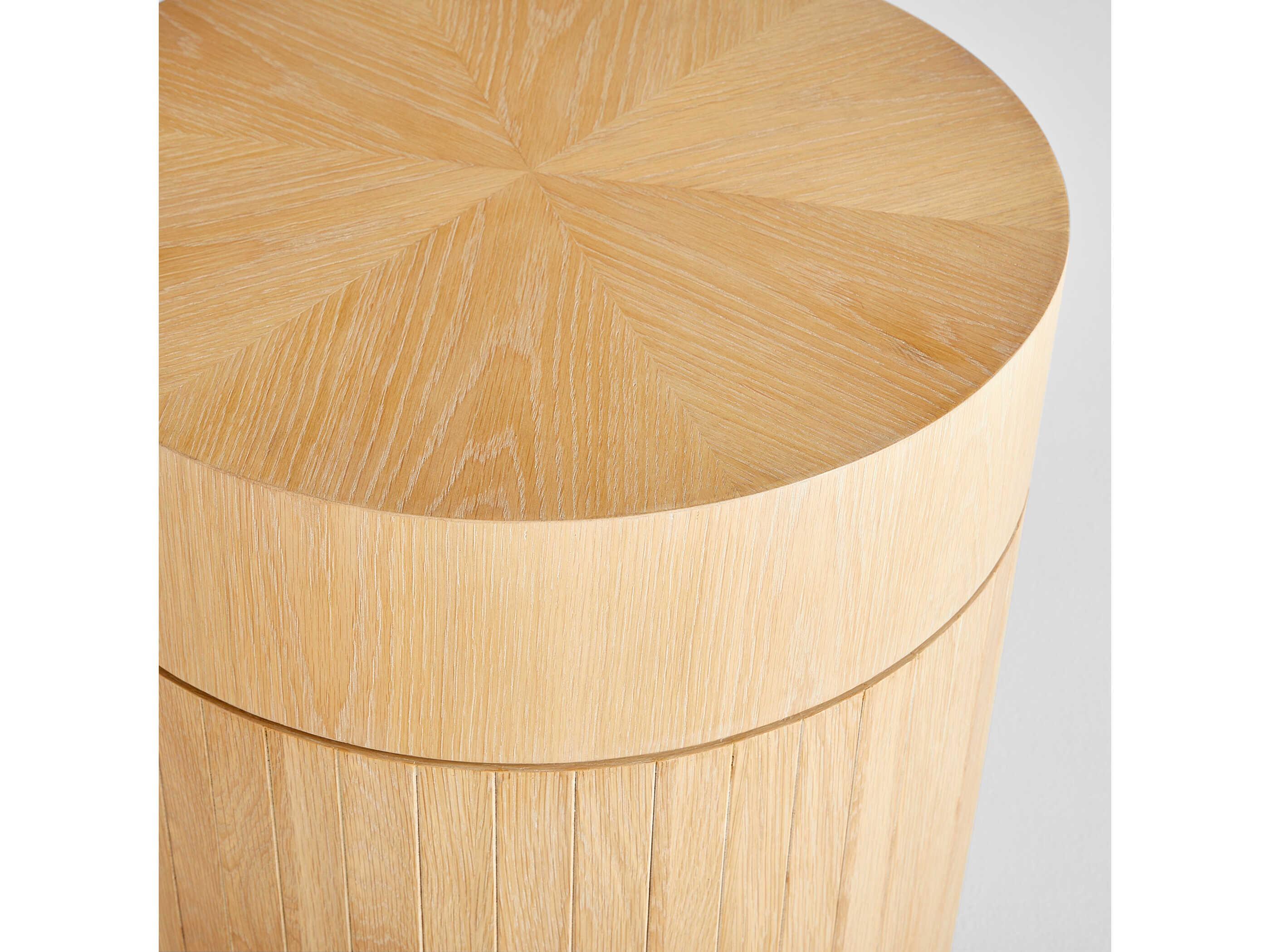 Cyan Design Lamu Round Wood End Table