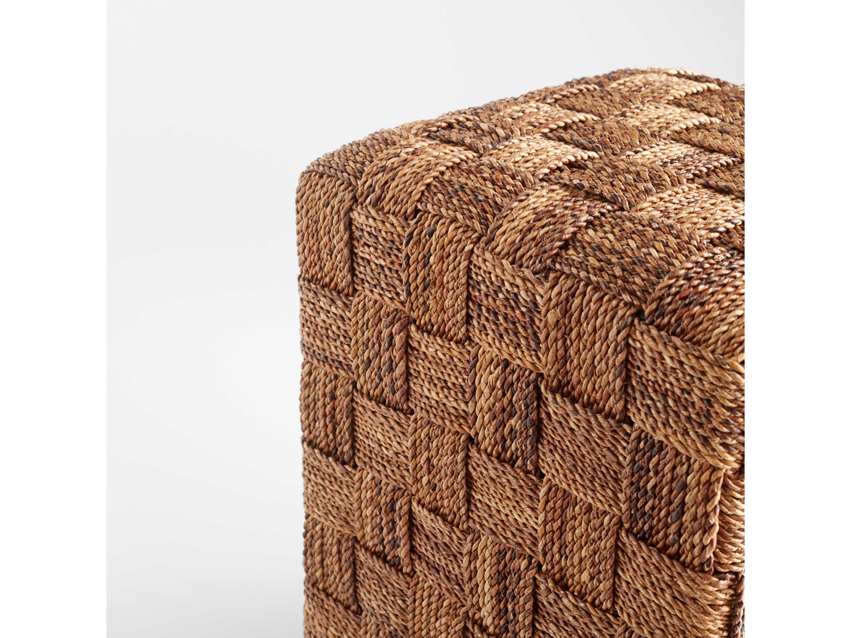 Cyan Design Milos Brown Ottoman