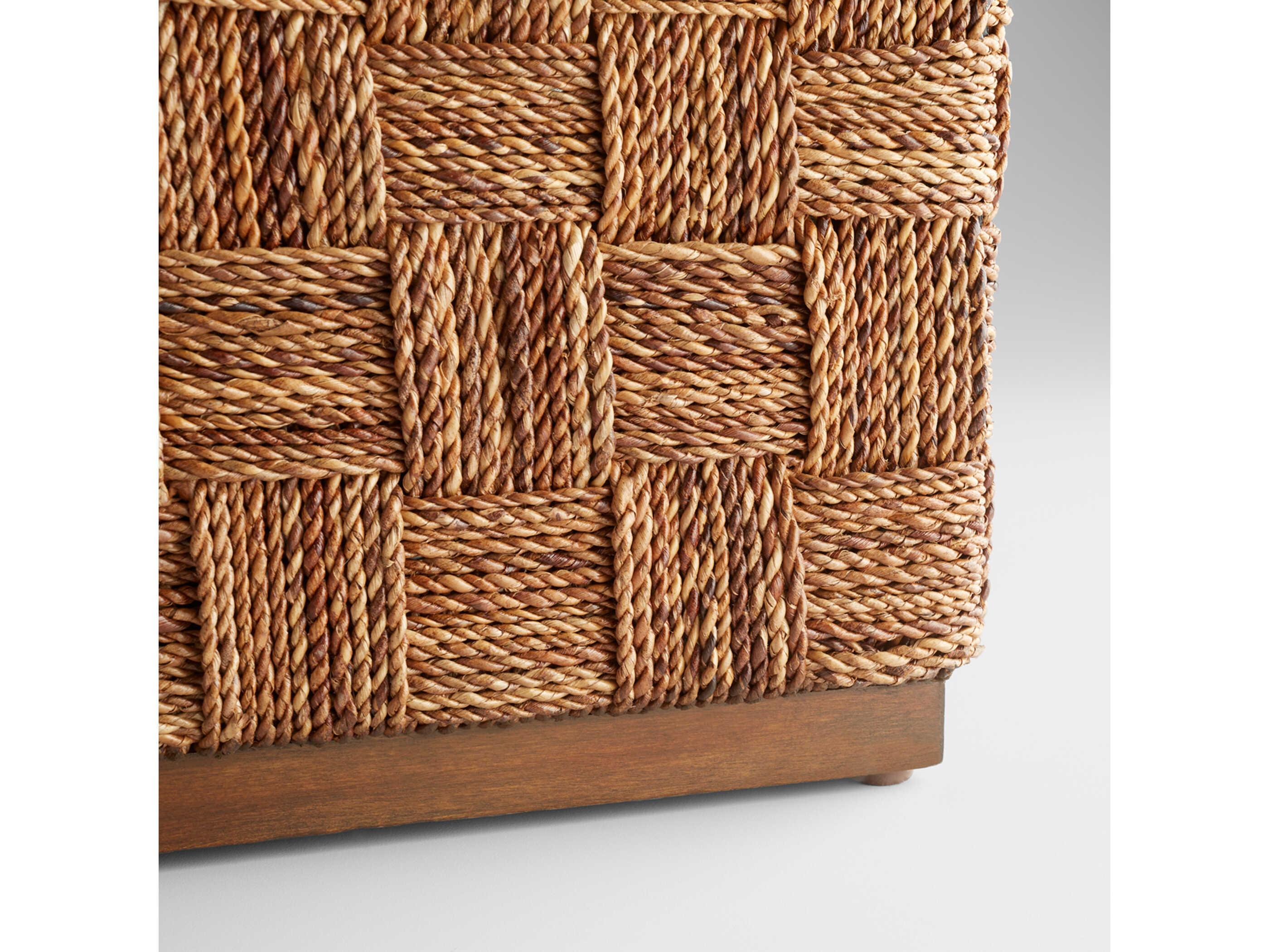 Cyan Design Milos Brown Ottoman