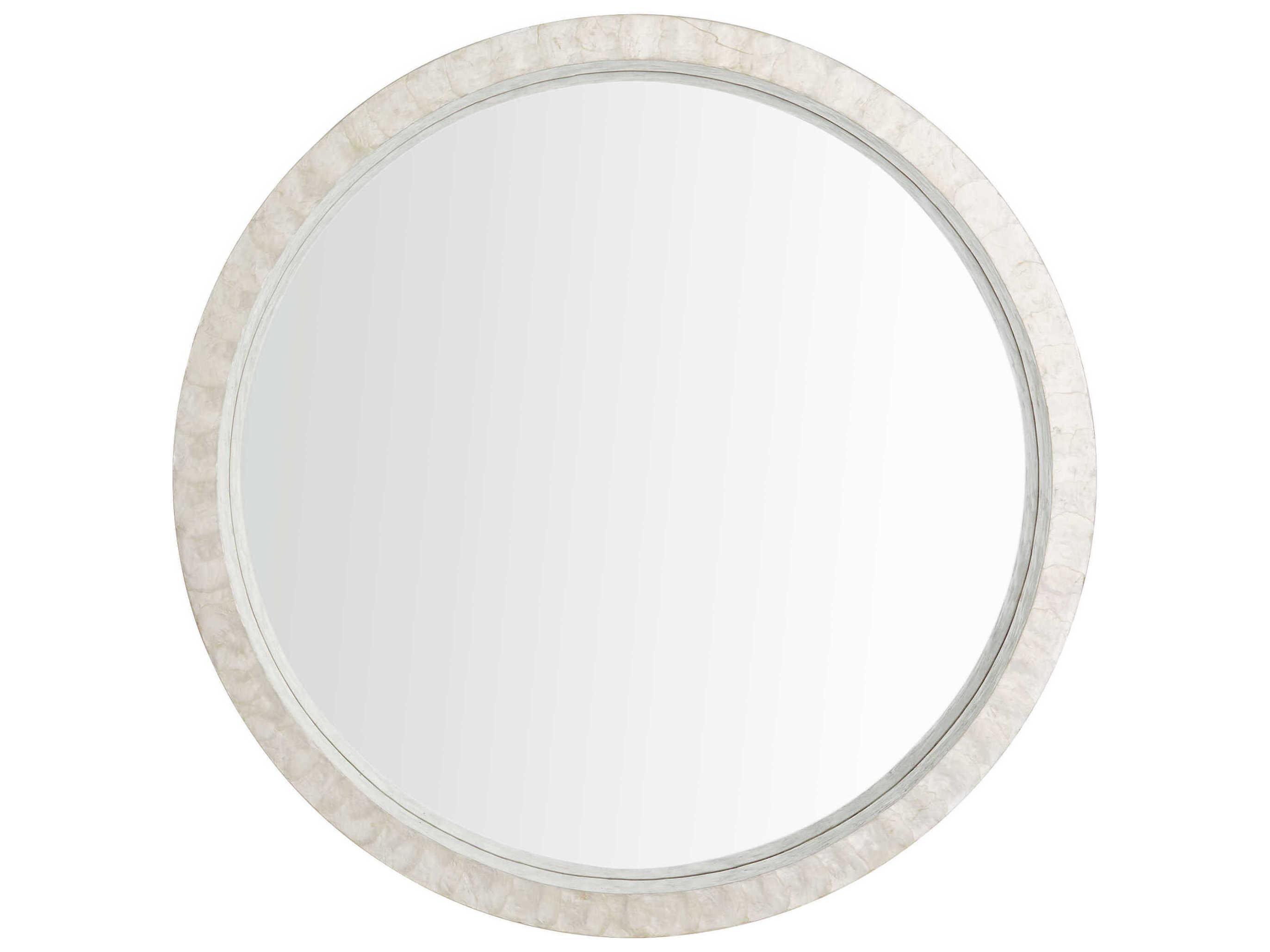 Cyan Design Triton White Round Wall Mirror