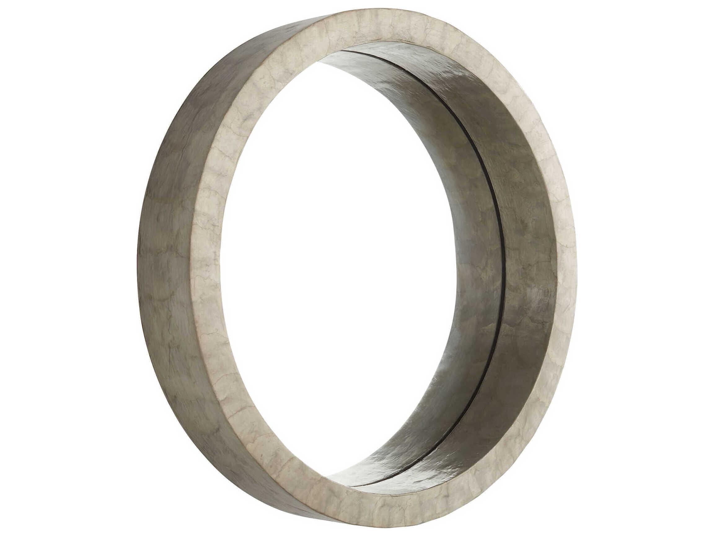 Cyan Design Triton Taupe Round Wall Mirror