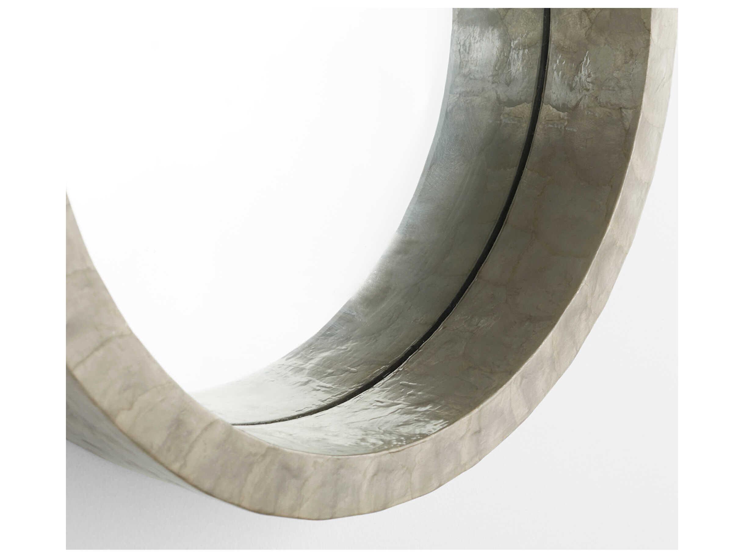 Cyan Design Triton Taupe Round Wall Mirror