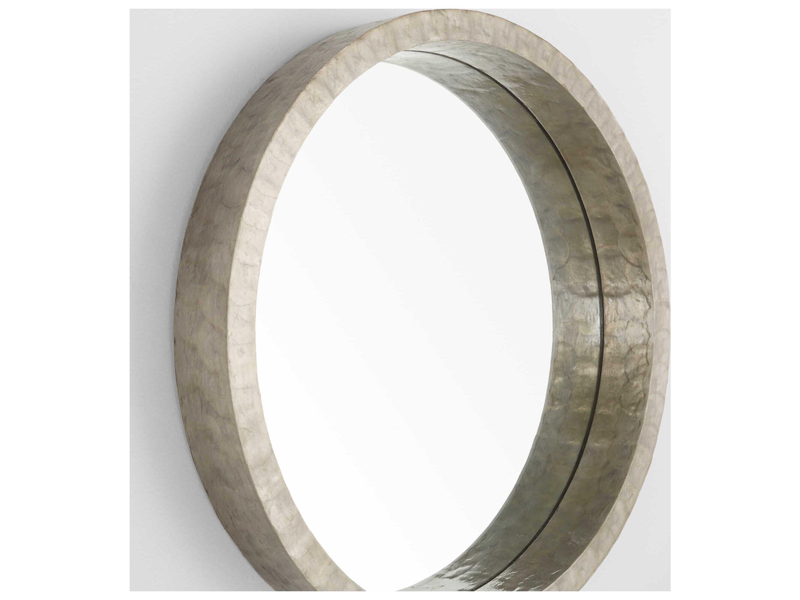 Cyan Design Triton Taupe Round Wall Mirror