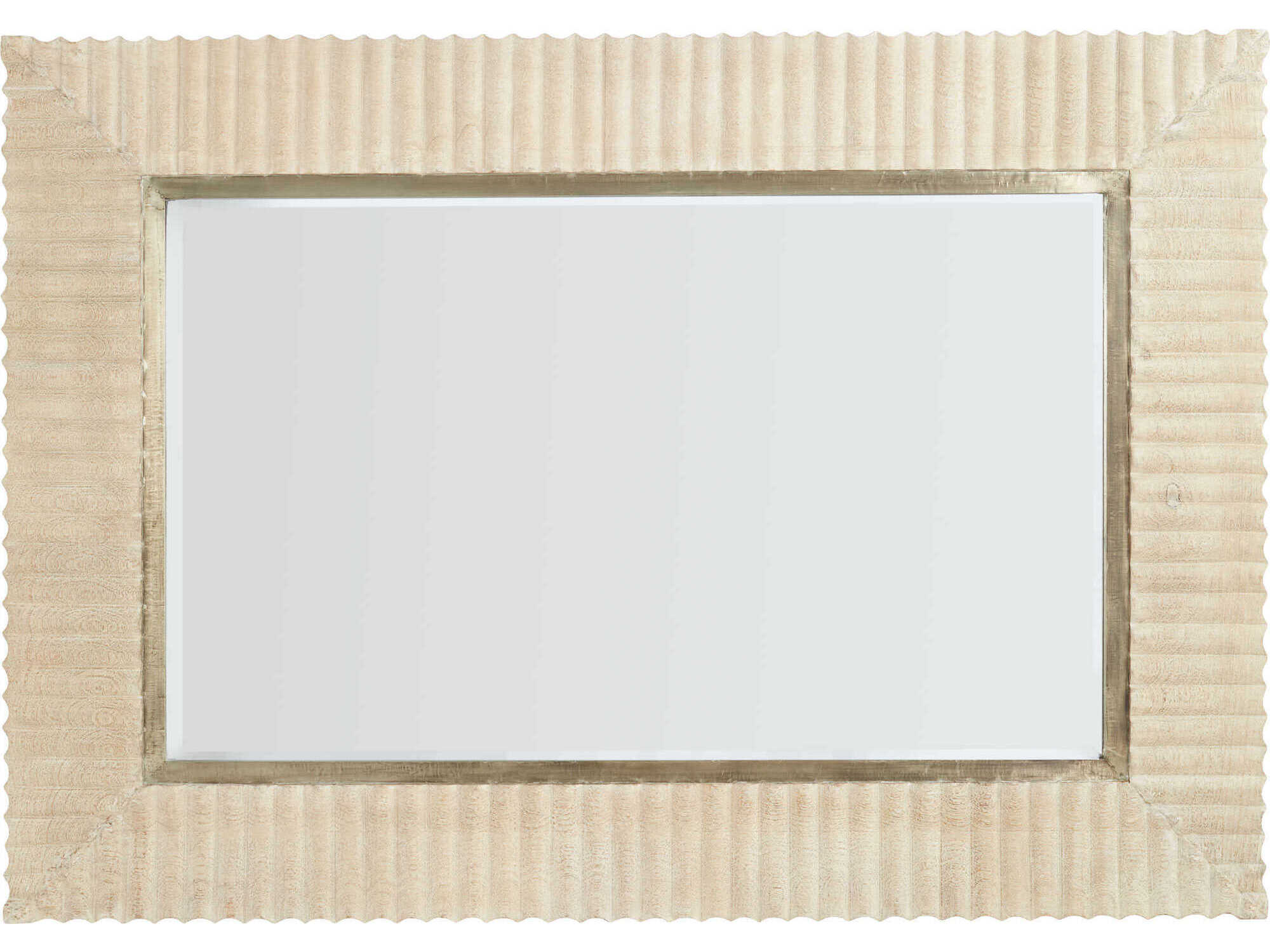 Cyan Design Estriada Cerused White Rectangular Wall Mirror