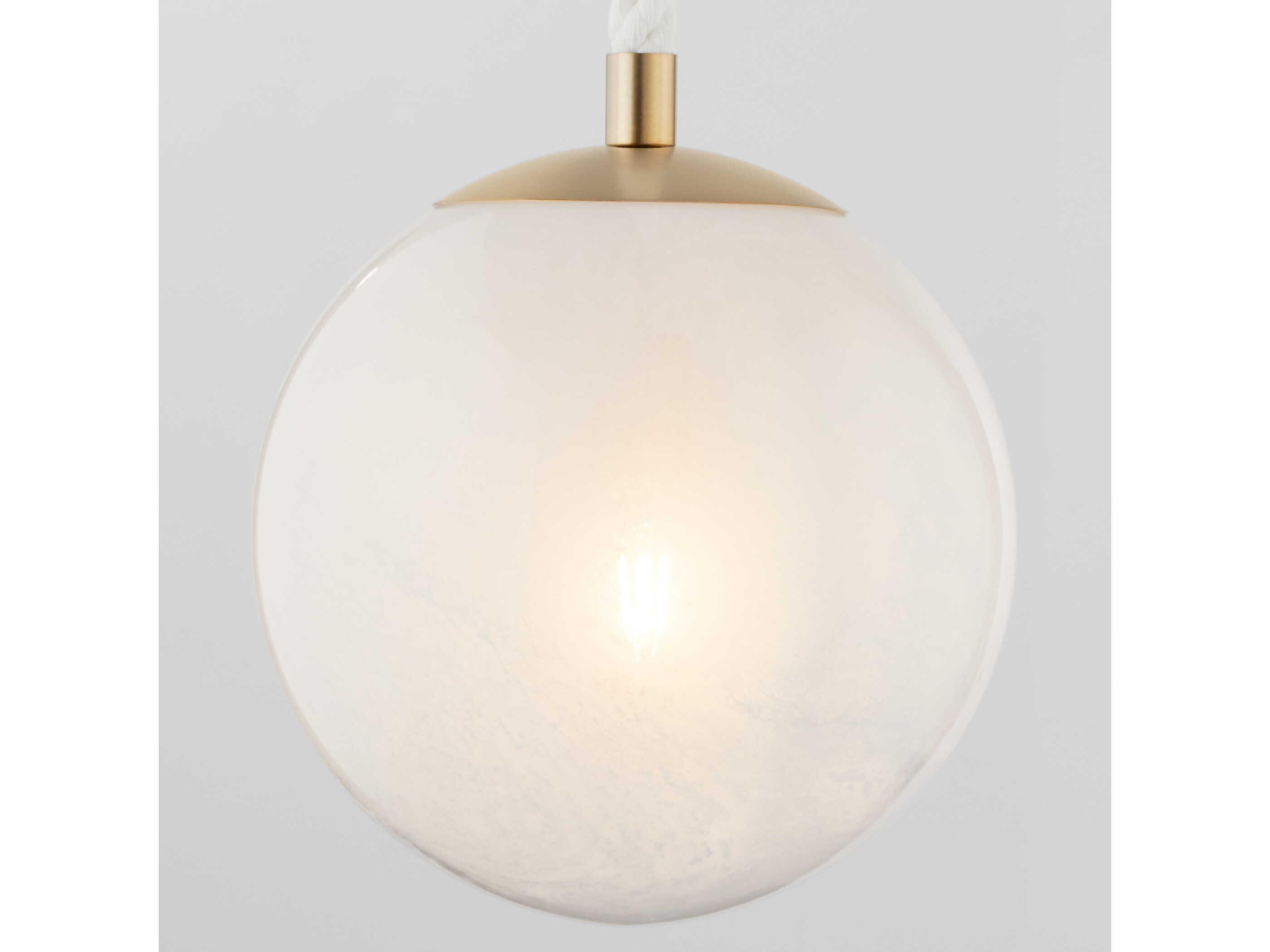 Cyan Design Rockport 1-Light Aged Brass Globe Mini Pendant