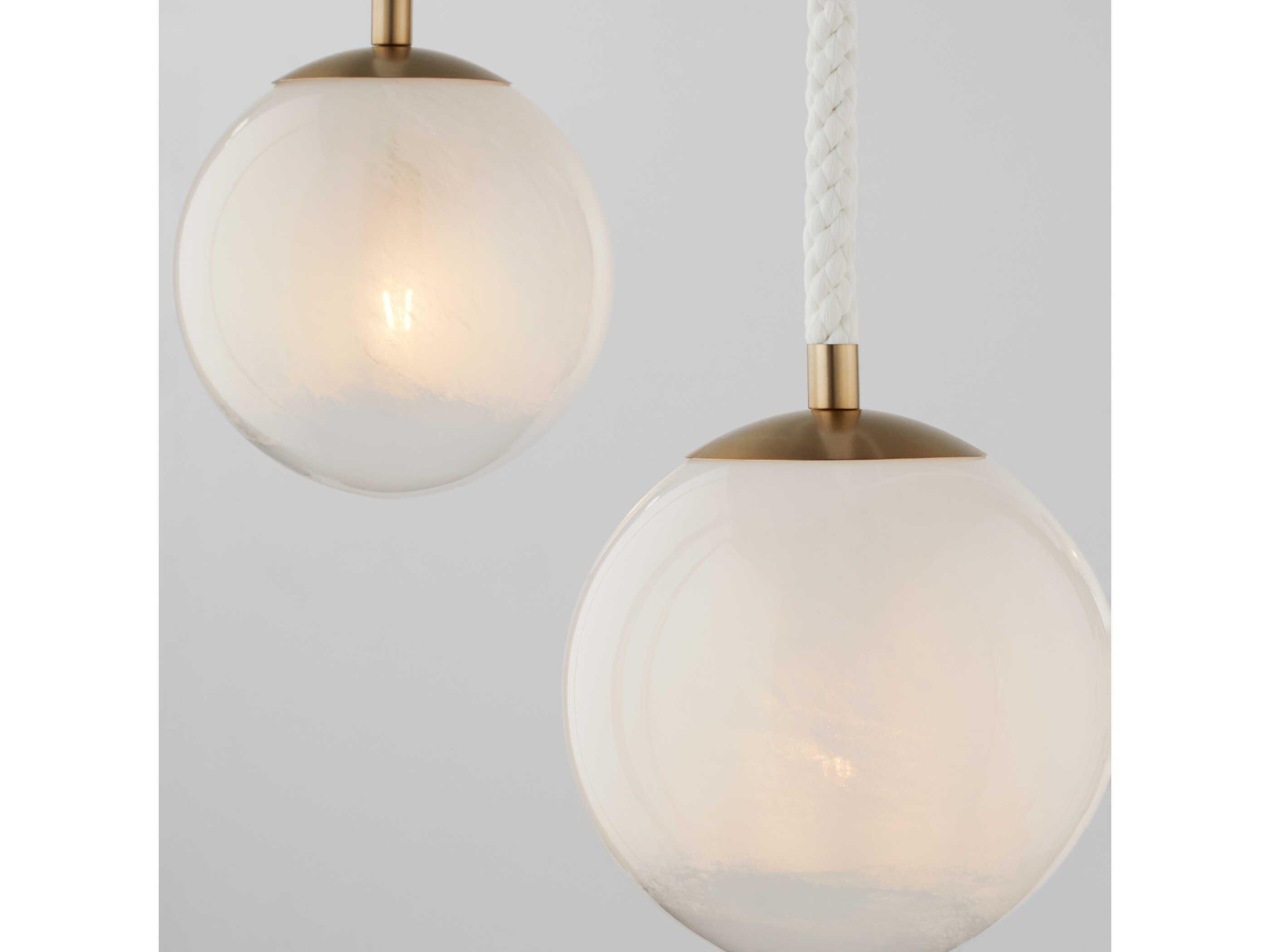 Cyan Design Rockport 3-Light Aged Brass Pendant