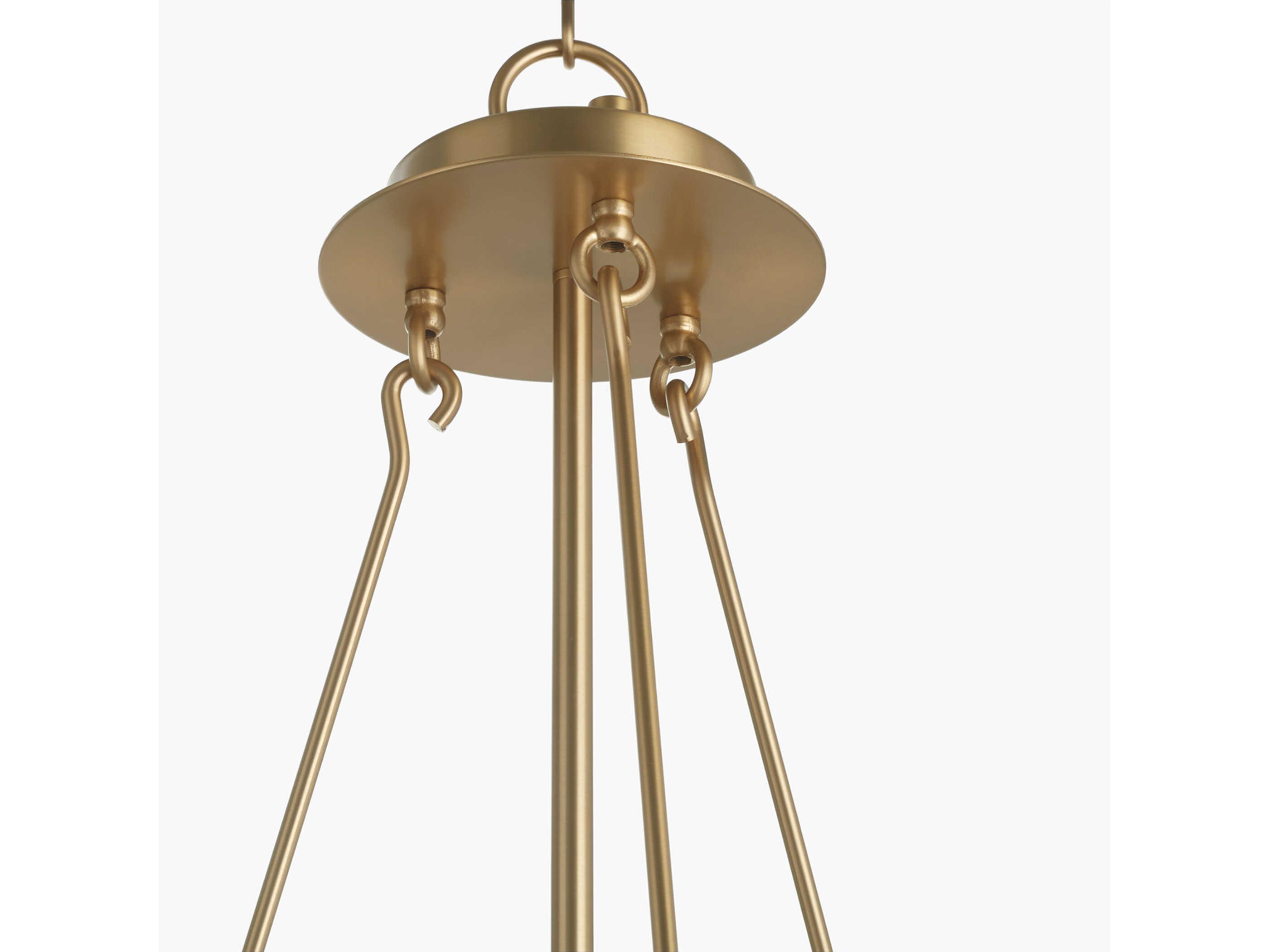 Cyan Design Nob 6-Light Aged Brass Round Chandelier