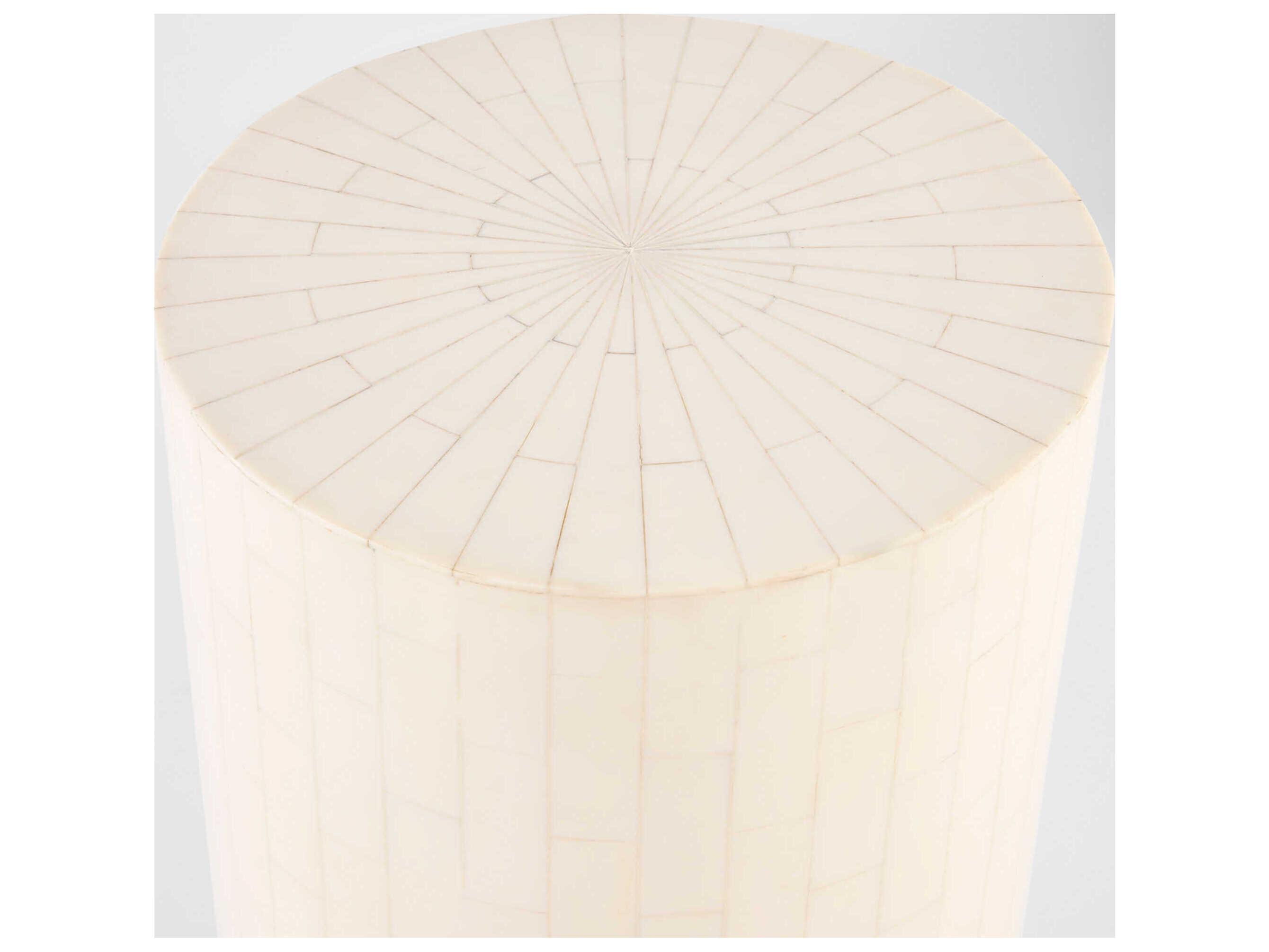 Cyan Design Monoco Round Wood End Table