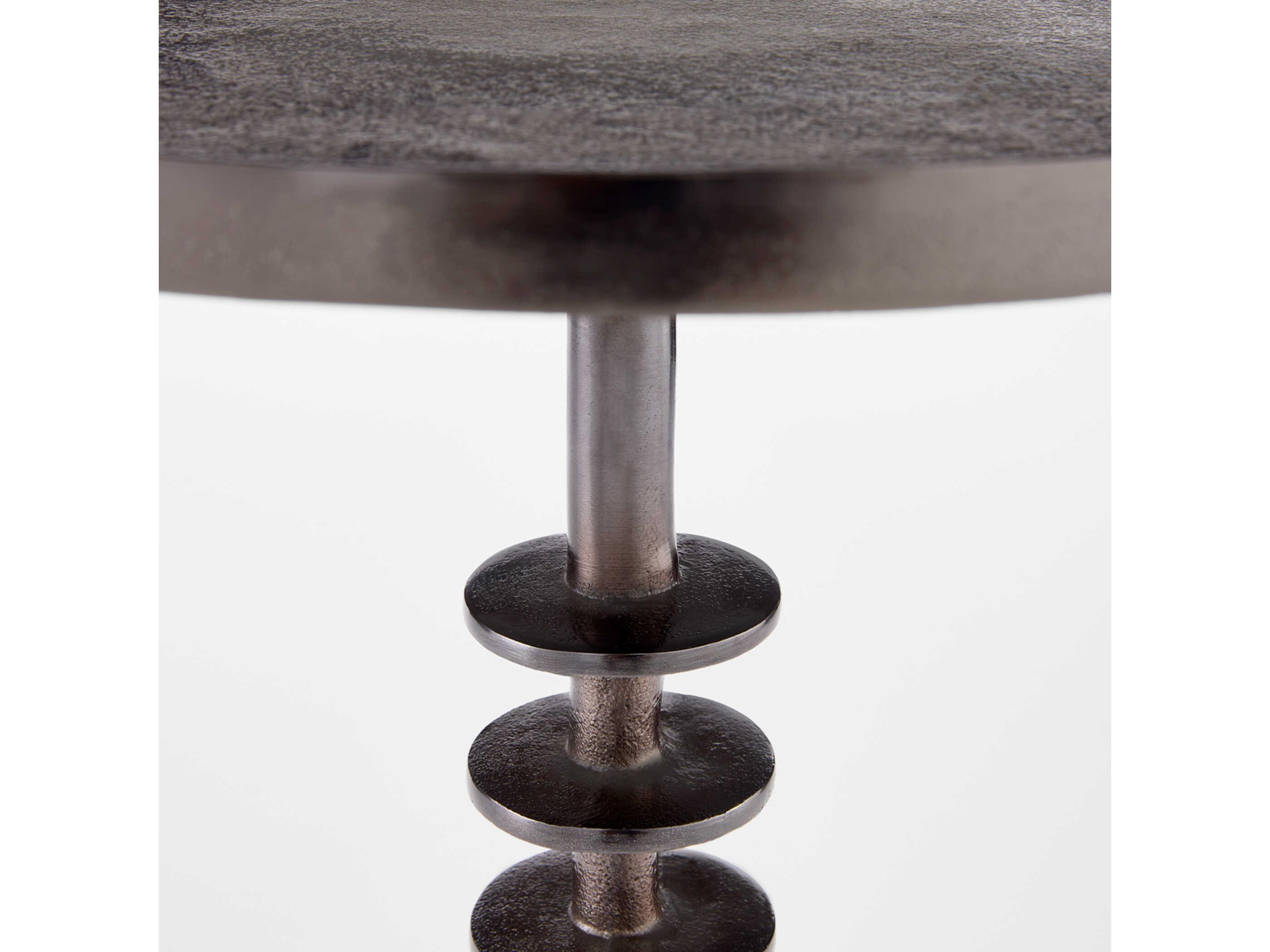 Cyan Design Jetson Round Metal End Table