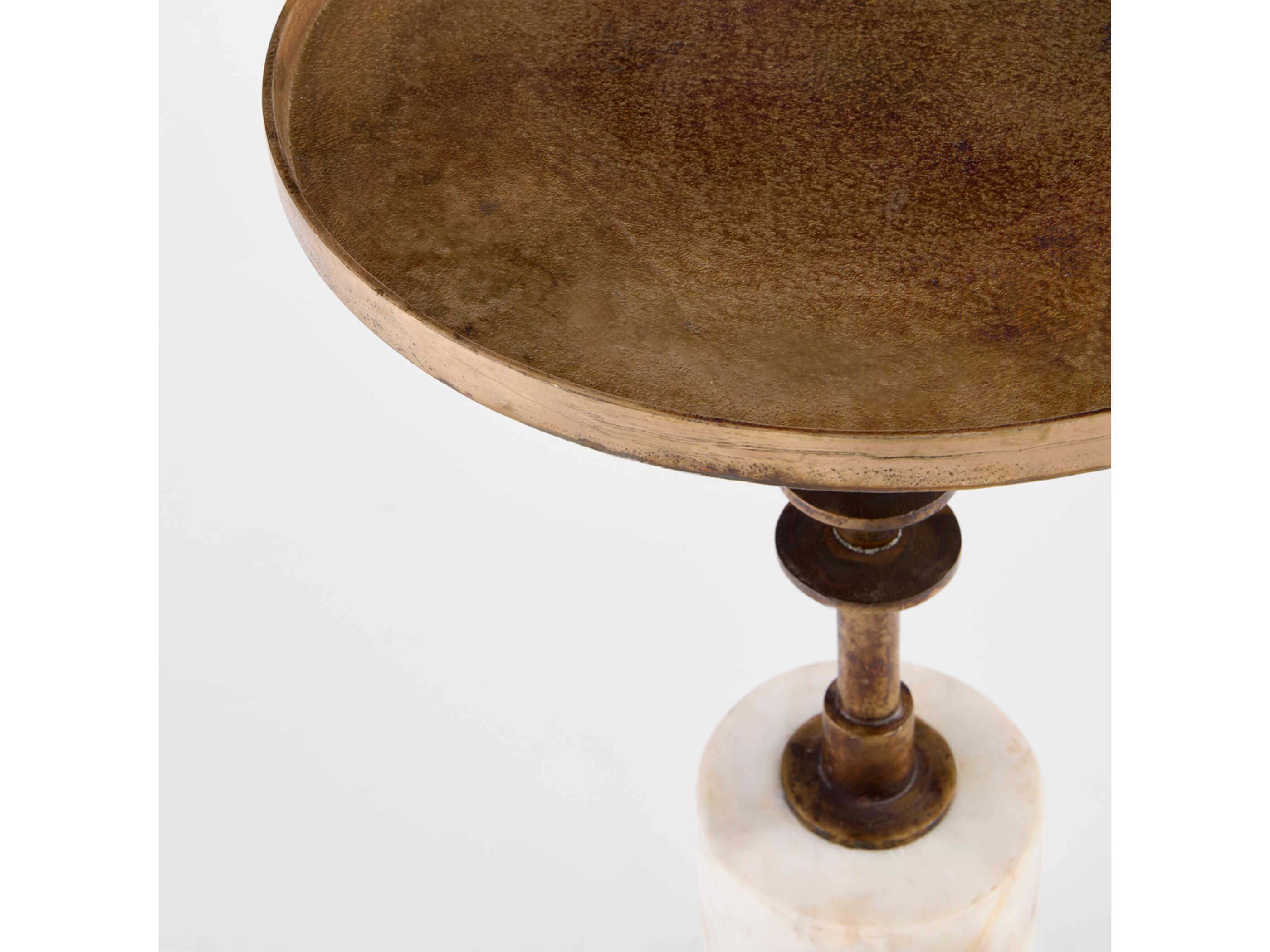 Cyan Design Jetson Round Metal End Table