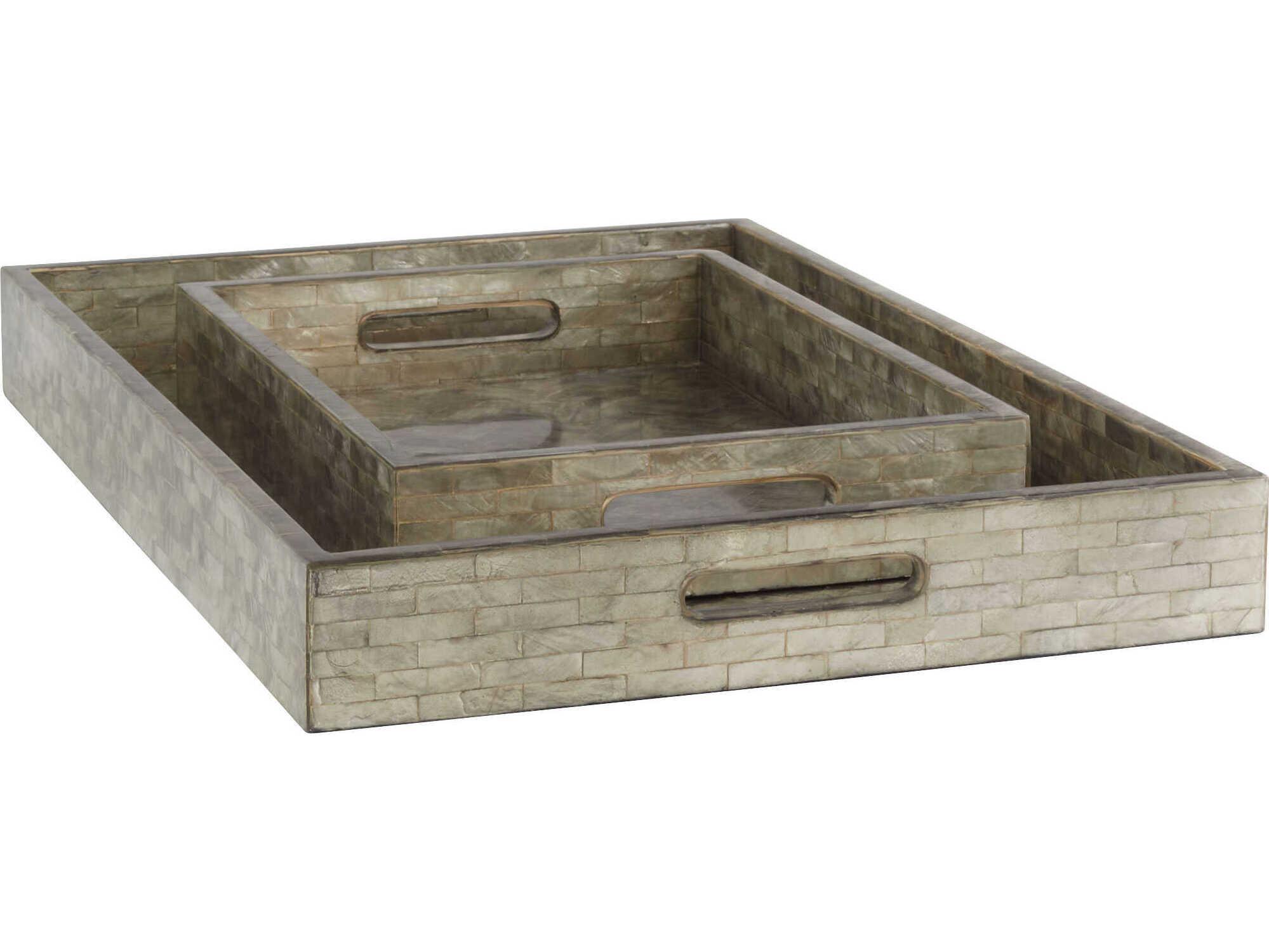 Cyan Design Smoke Triton Serving Tray