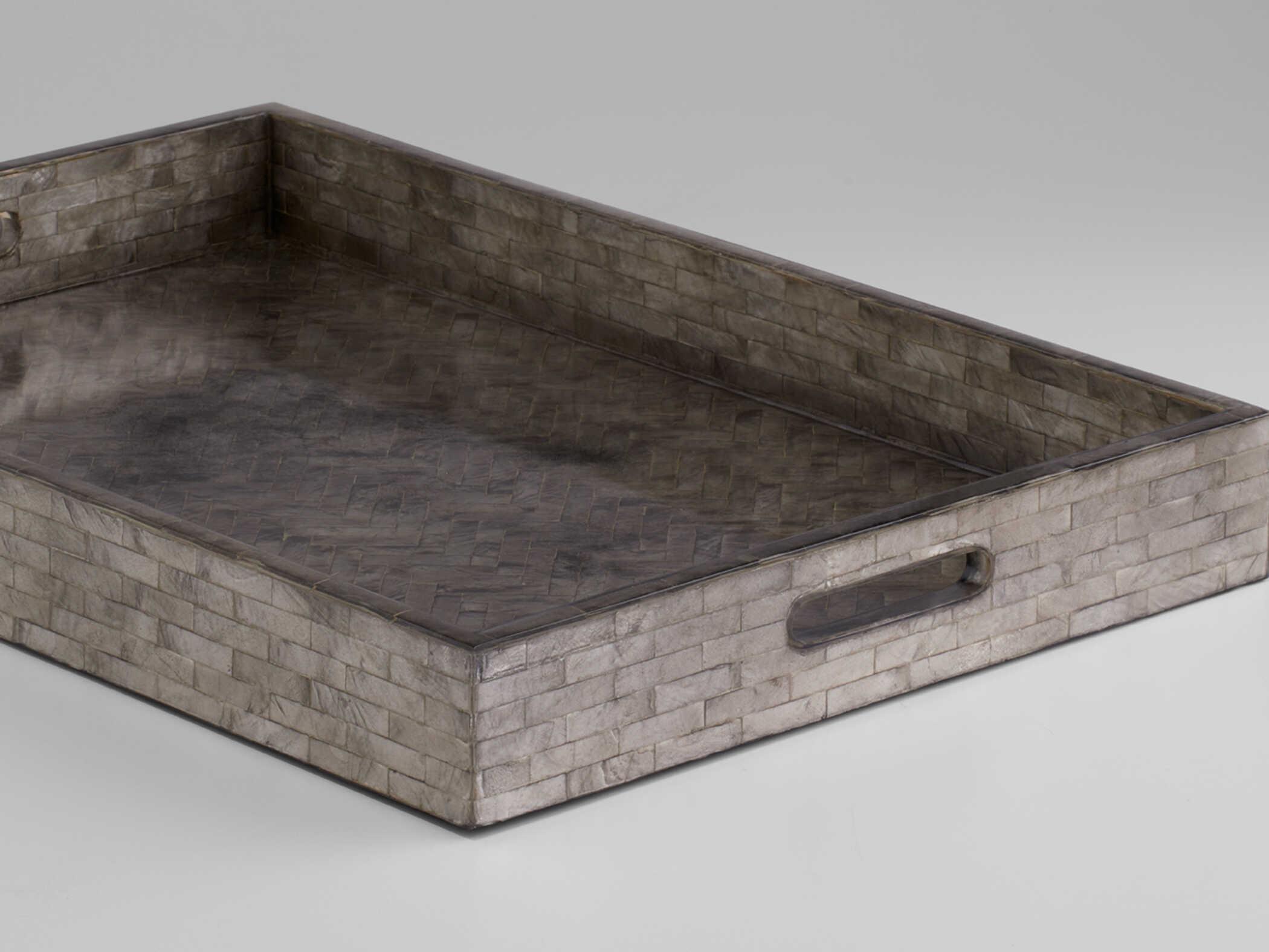 Cyan Design Smoke Triton Serving Tray