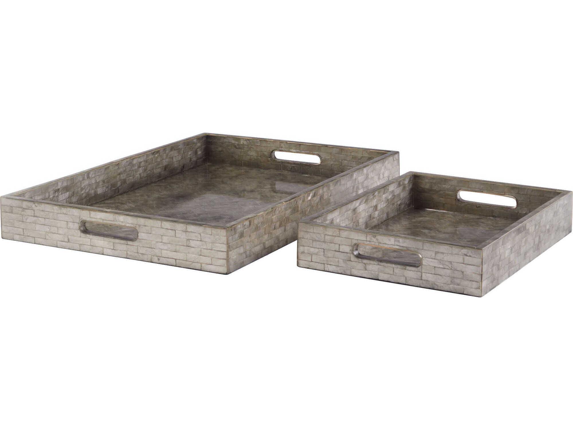 Cyan Design Smoke Triton Serving Tray