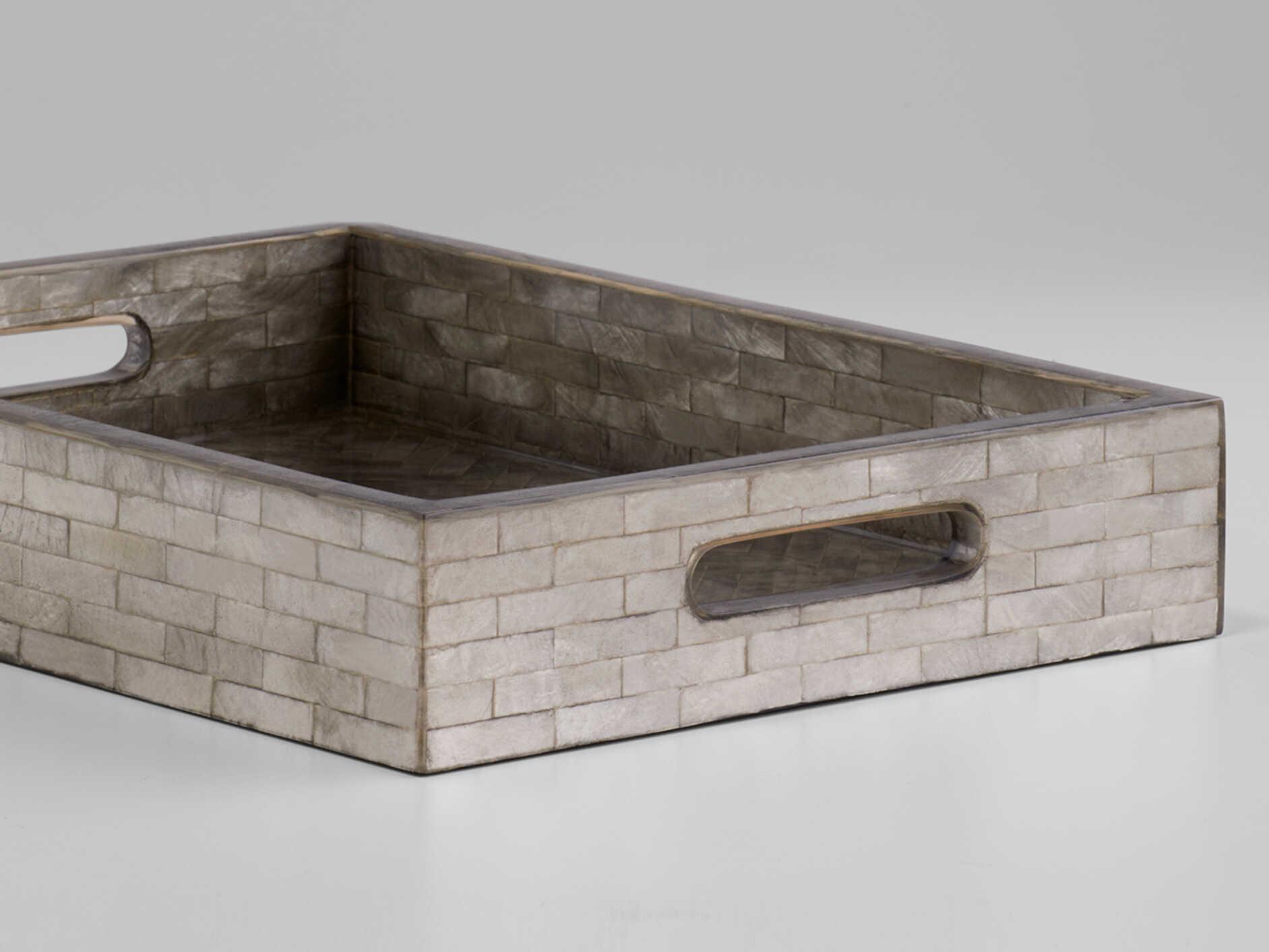 Cyan Design Smoke Triton Serving Tray