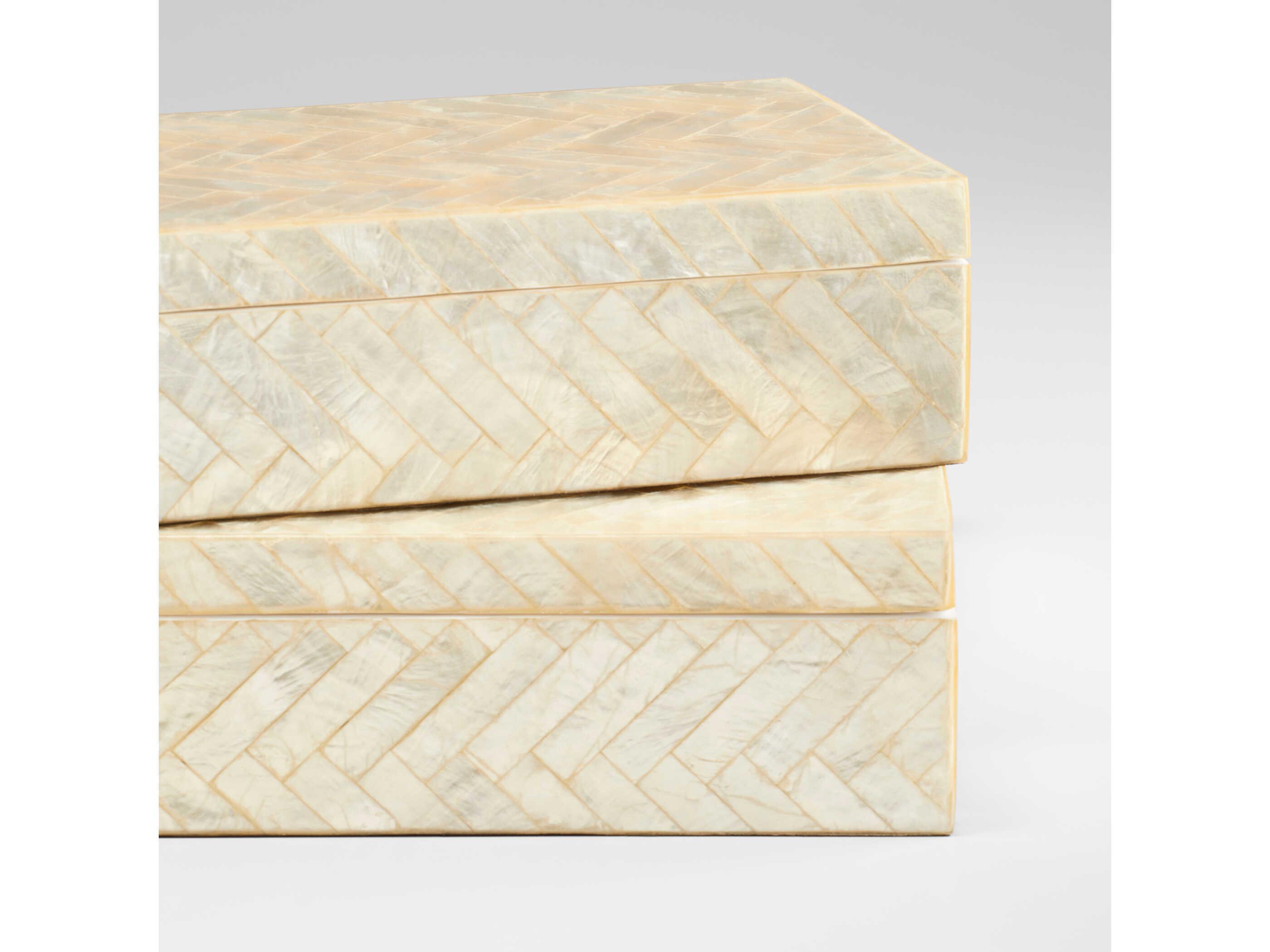 Cyan Design Pearl Triton Rectangle Box