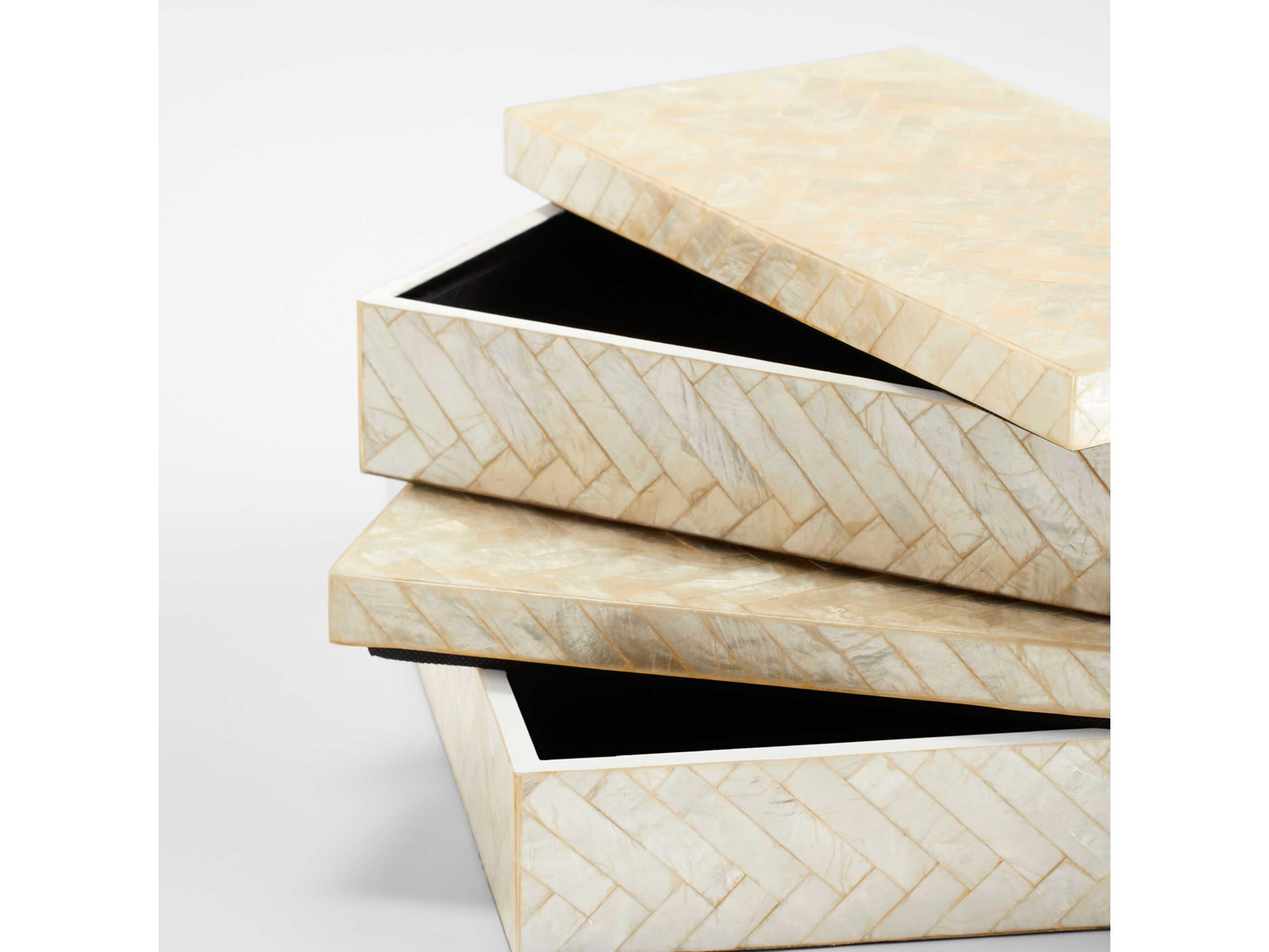 Cyan Design Pearl Triton Rectangle Box