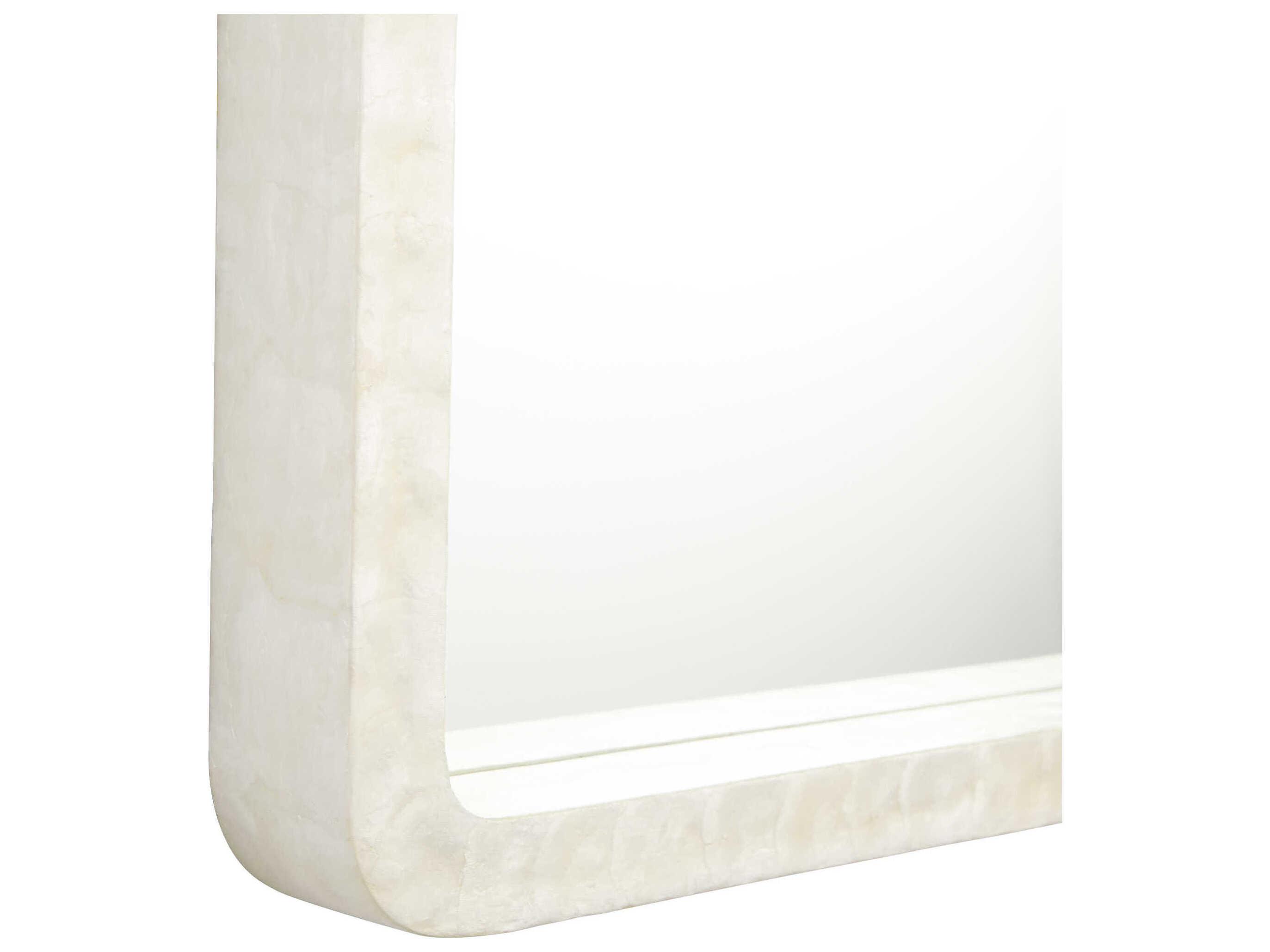 Cyan Design Triton White Rectangular Wall Mirror