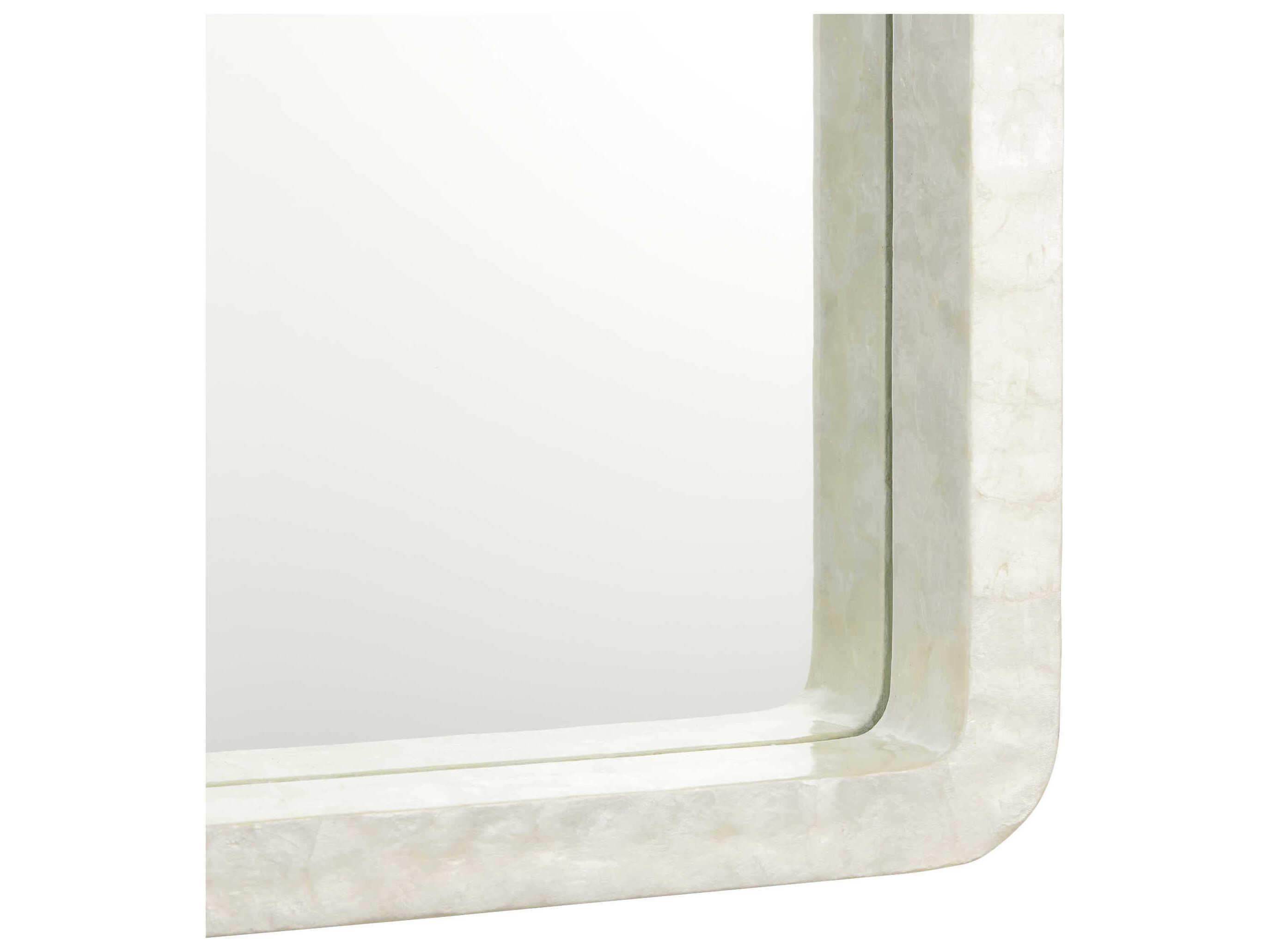 Cyan Design Triton White Rectangular Wall Mirror