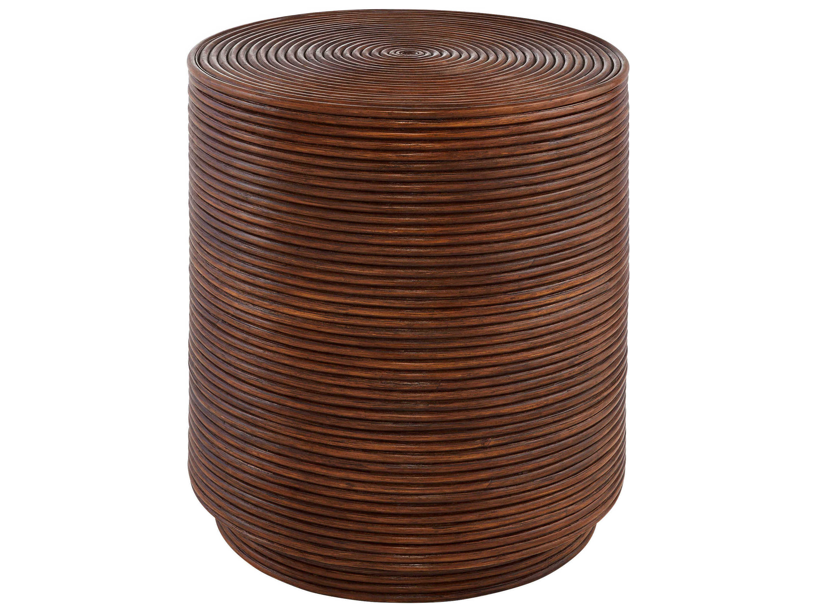Cyan Design Papeete Round Rattan End Table