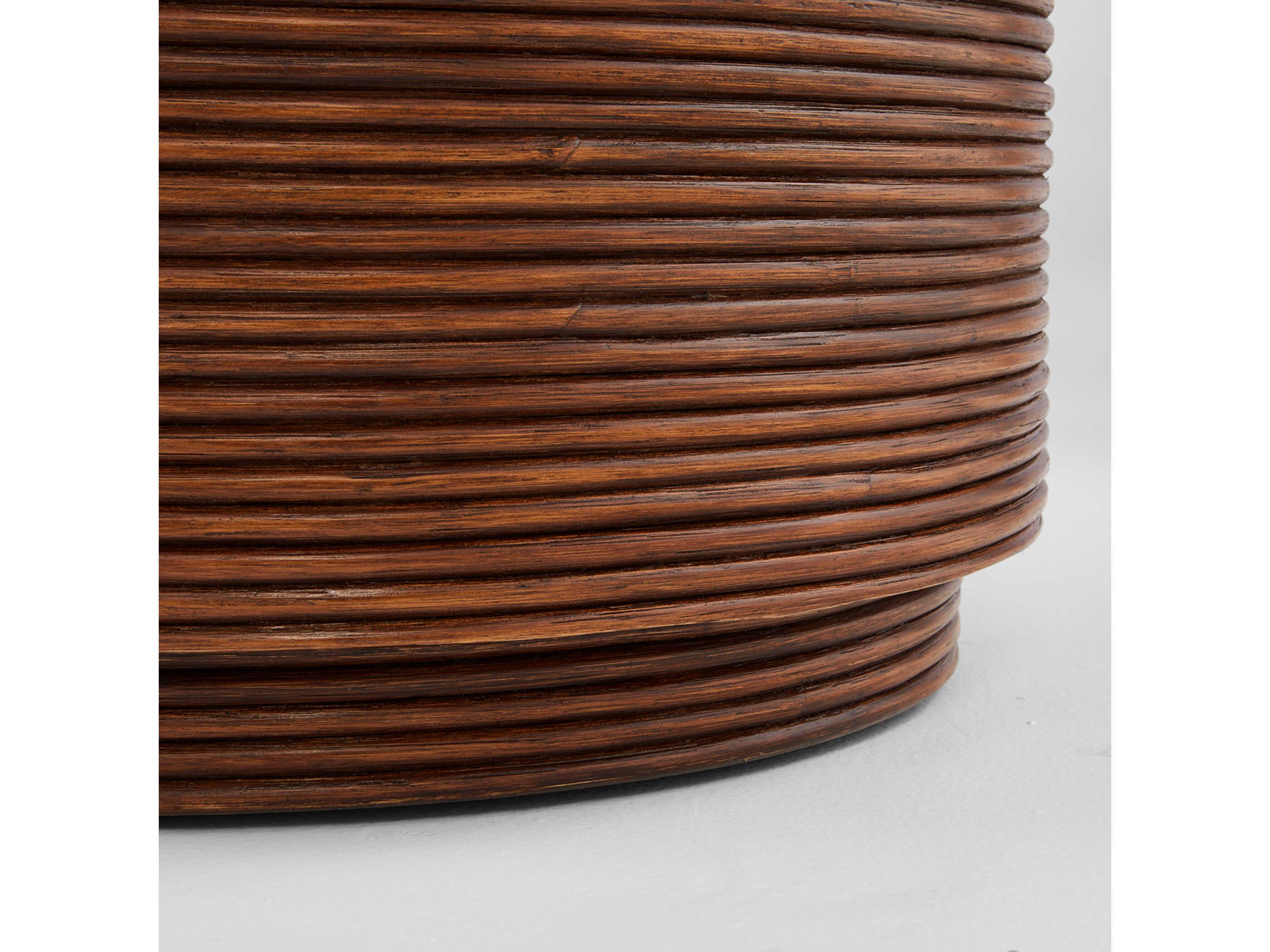 Cyan Design Papeete Round Rattan End Table