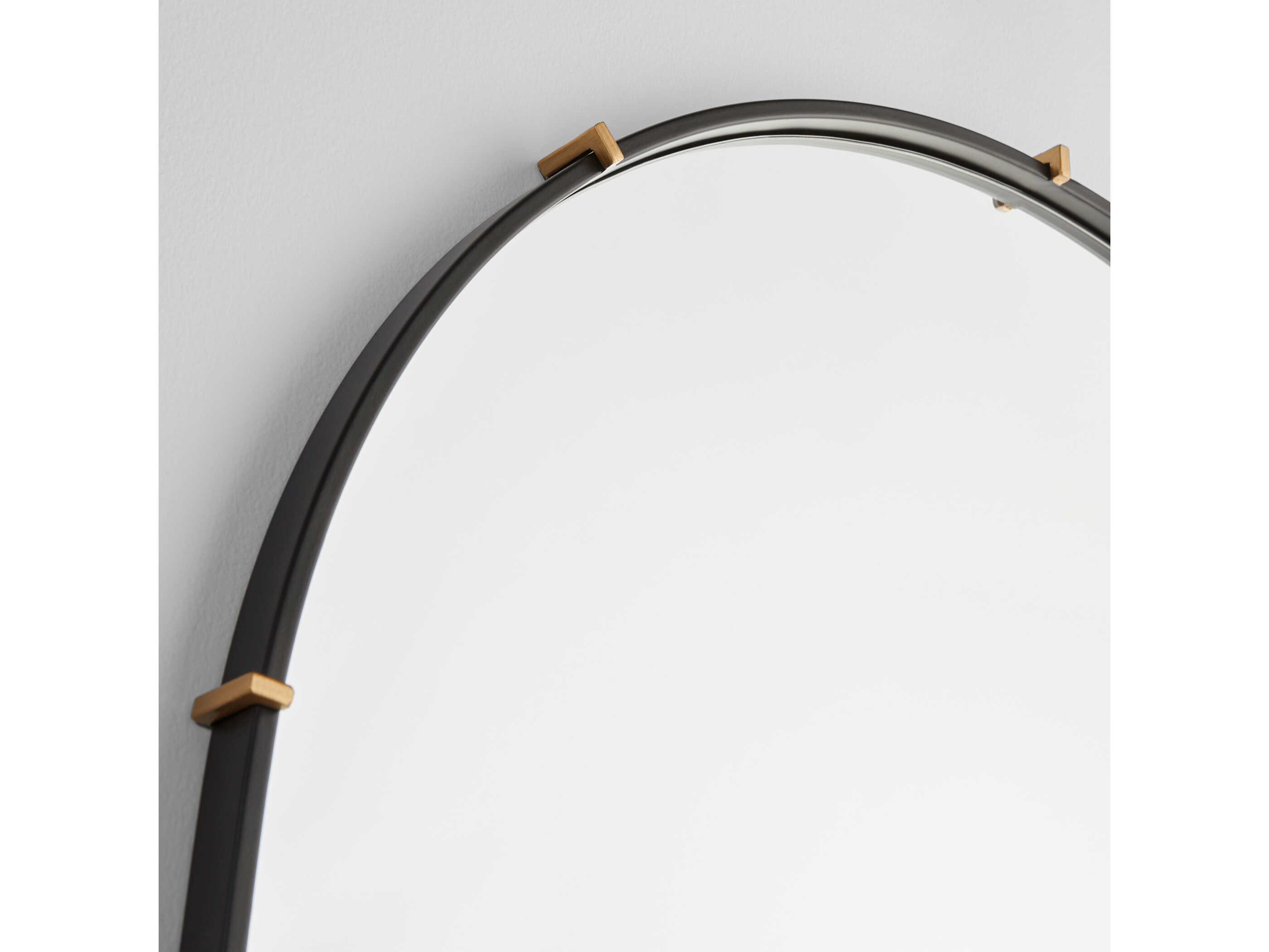 Cyan Design Klipp Black Wall Mirror