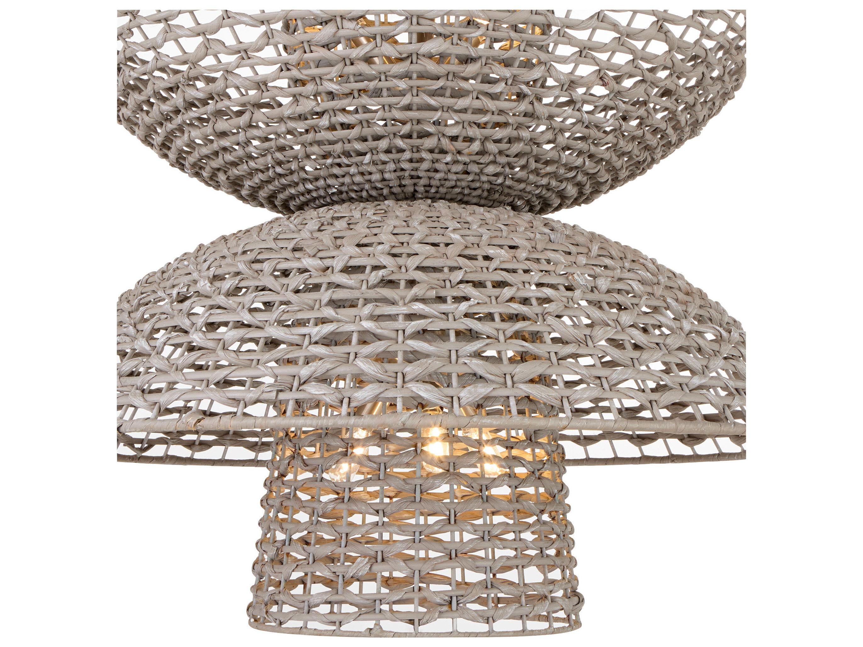 Cyan Design Masasa 6-Light Pale Grey Nickel Pendant