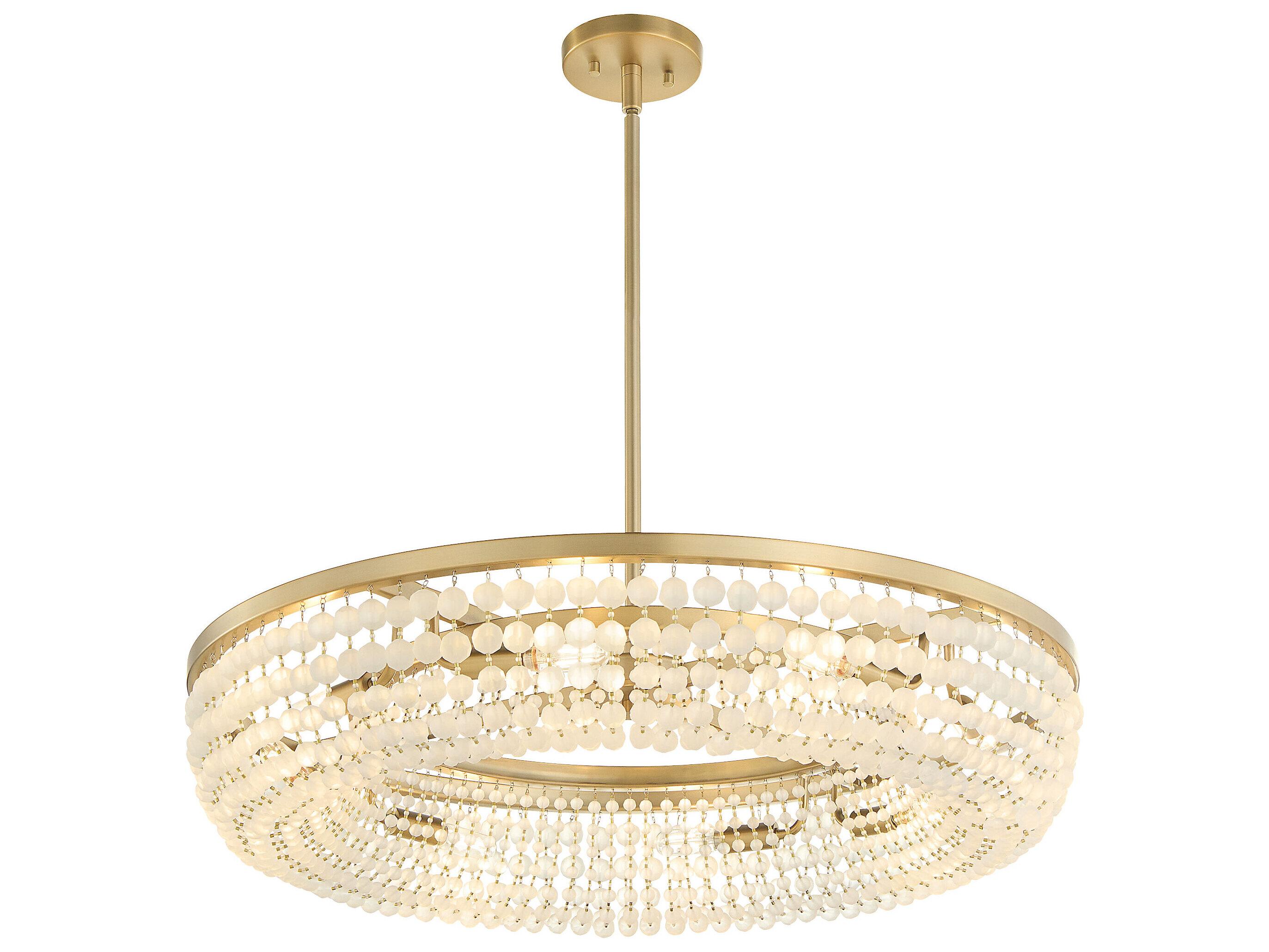Cyan Design Ophelia 8-Light Aged Brass Pendant