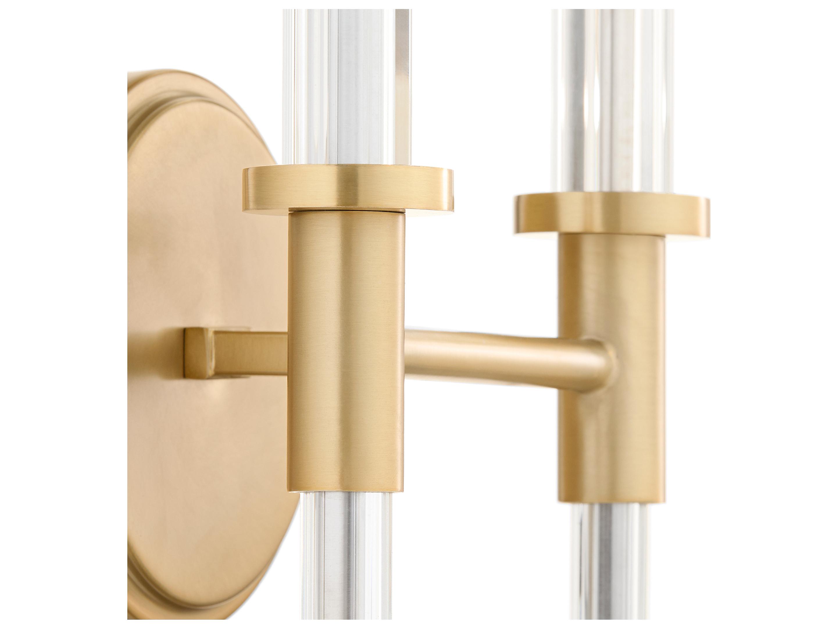 Cyan Design Hightower 2-Light Brass Wall Sconce