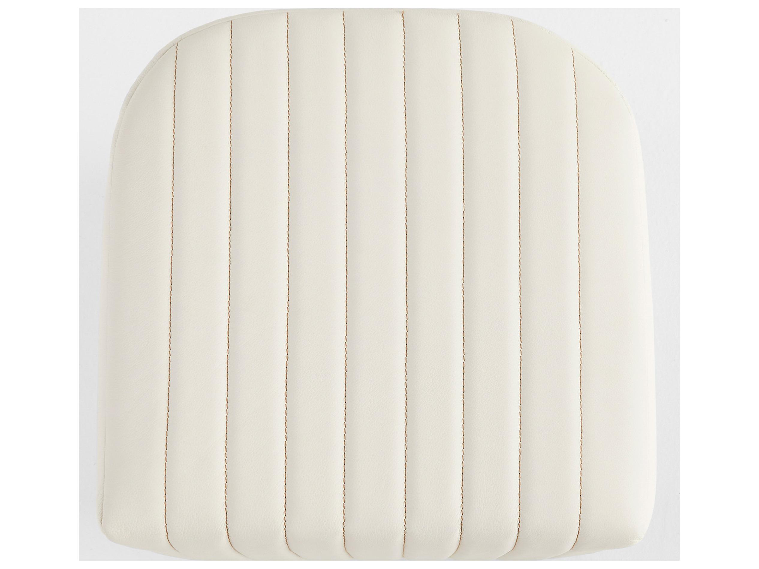 Cyan Design Cream Leather Ottoman