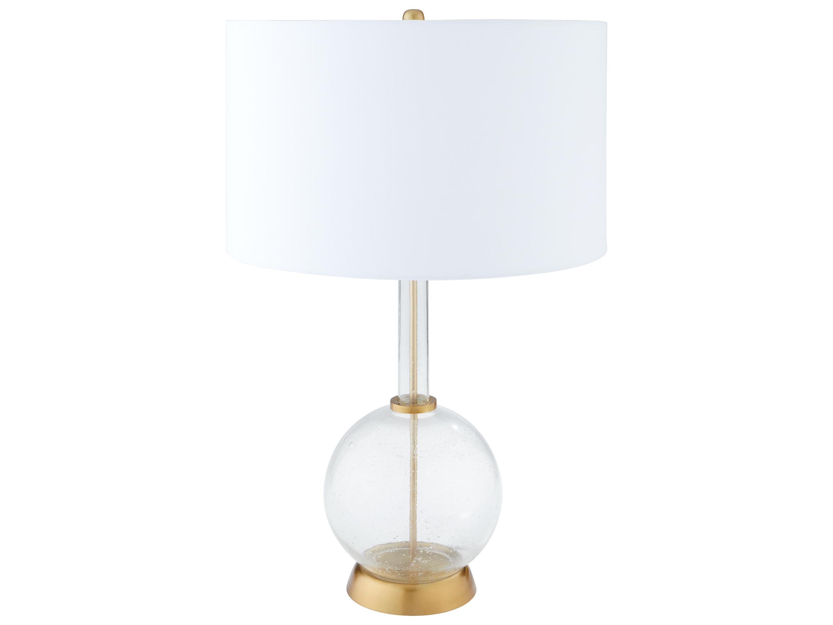 Cyan Design Bulles Clear Brass White Buffet Lamp