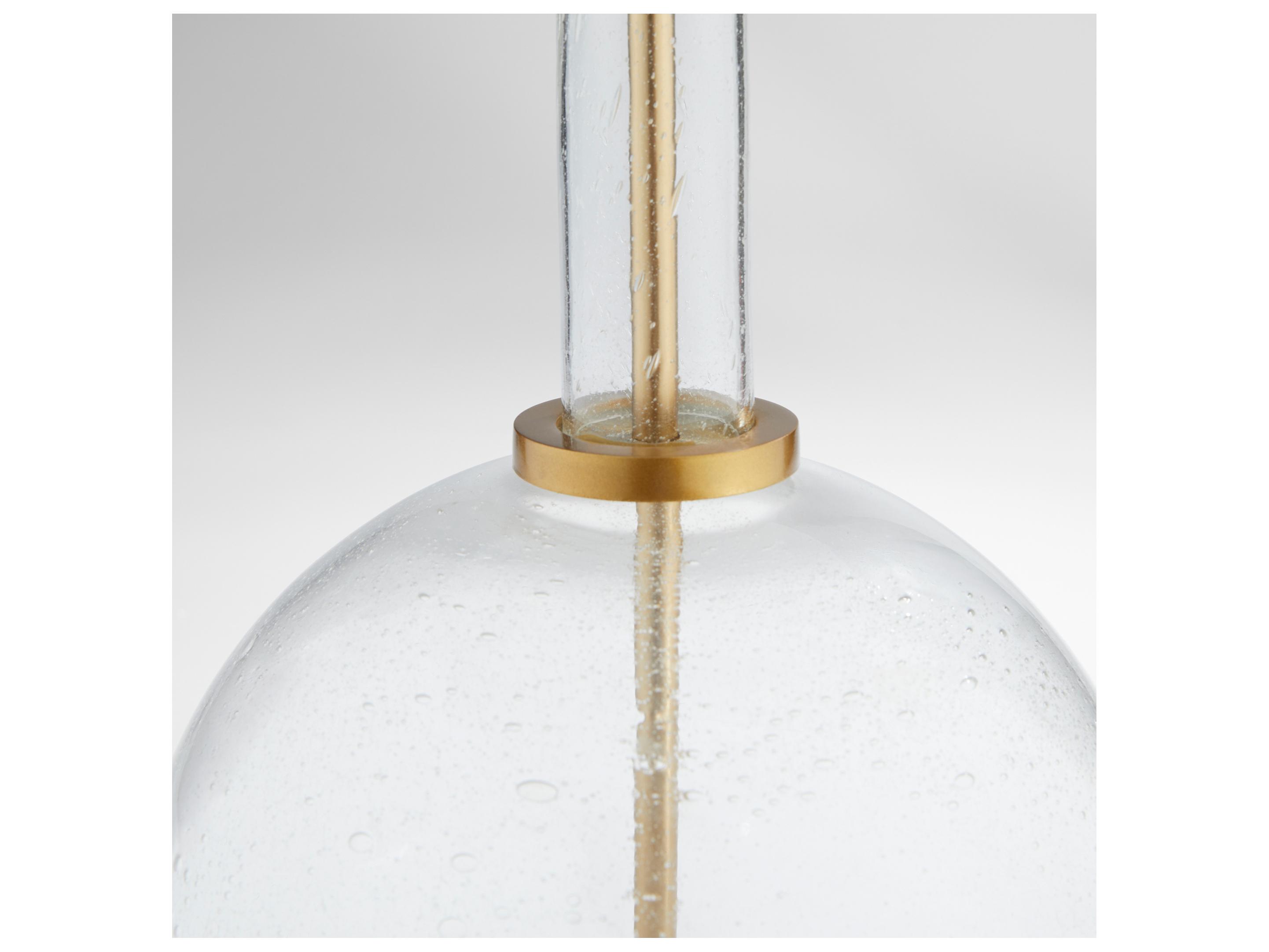 Cyan Design Bulles Clear Brass White Buffet Lamp