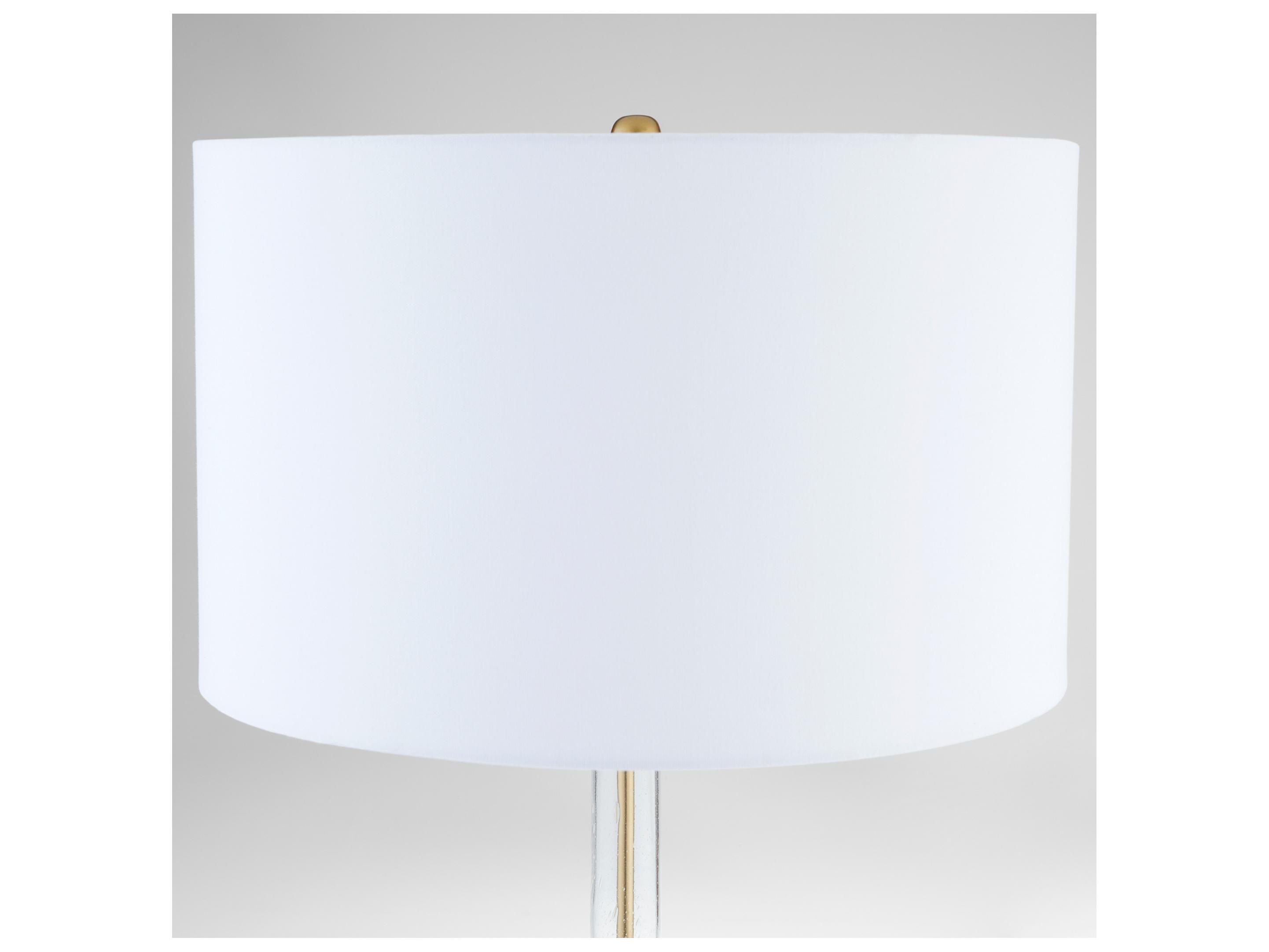 Cyan Design Bulles Clear Brass White Buffet Lamp