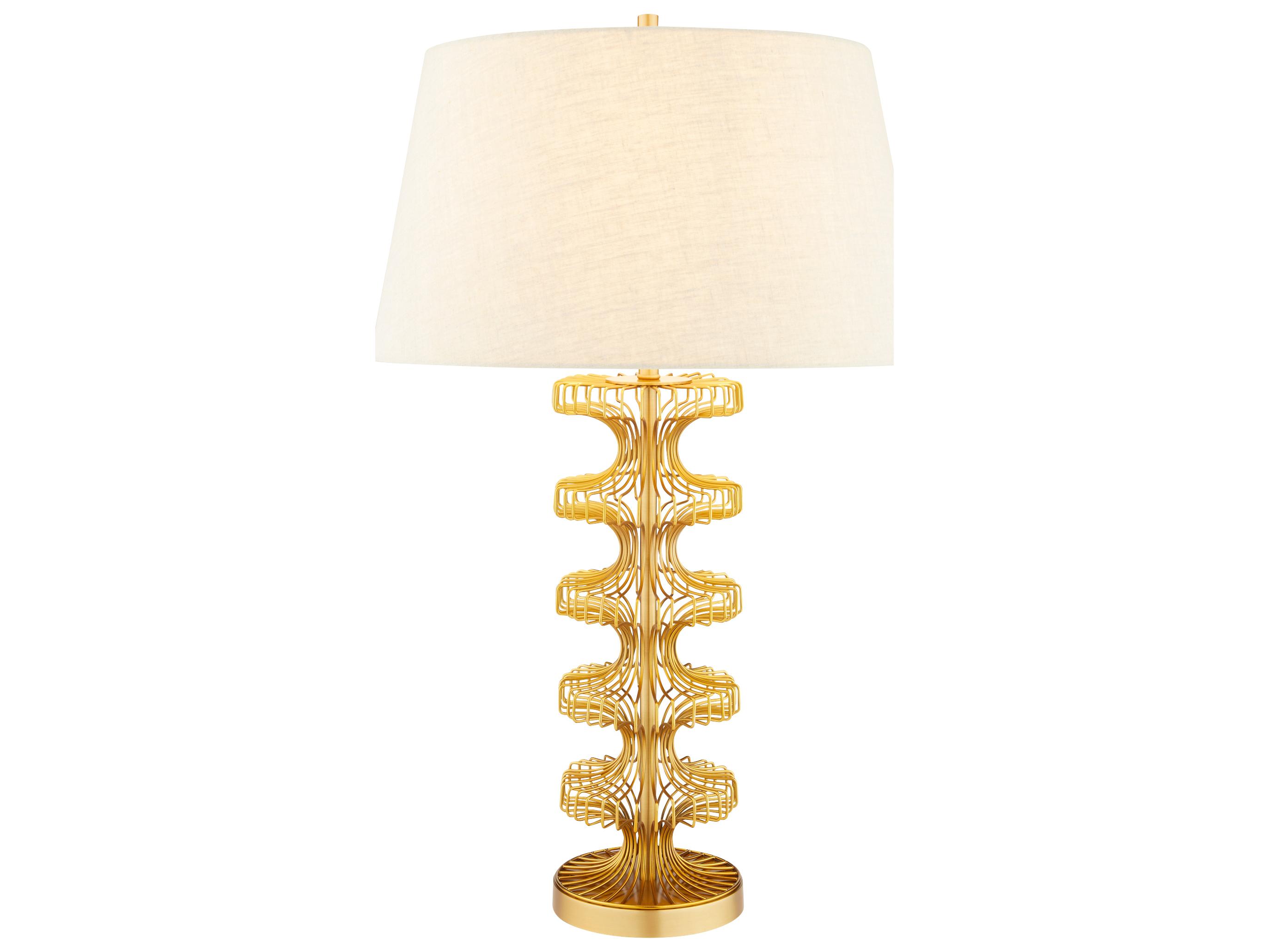 Cyan Design Eero Antique Brass Beige Buffet Lamp