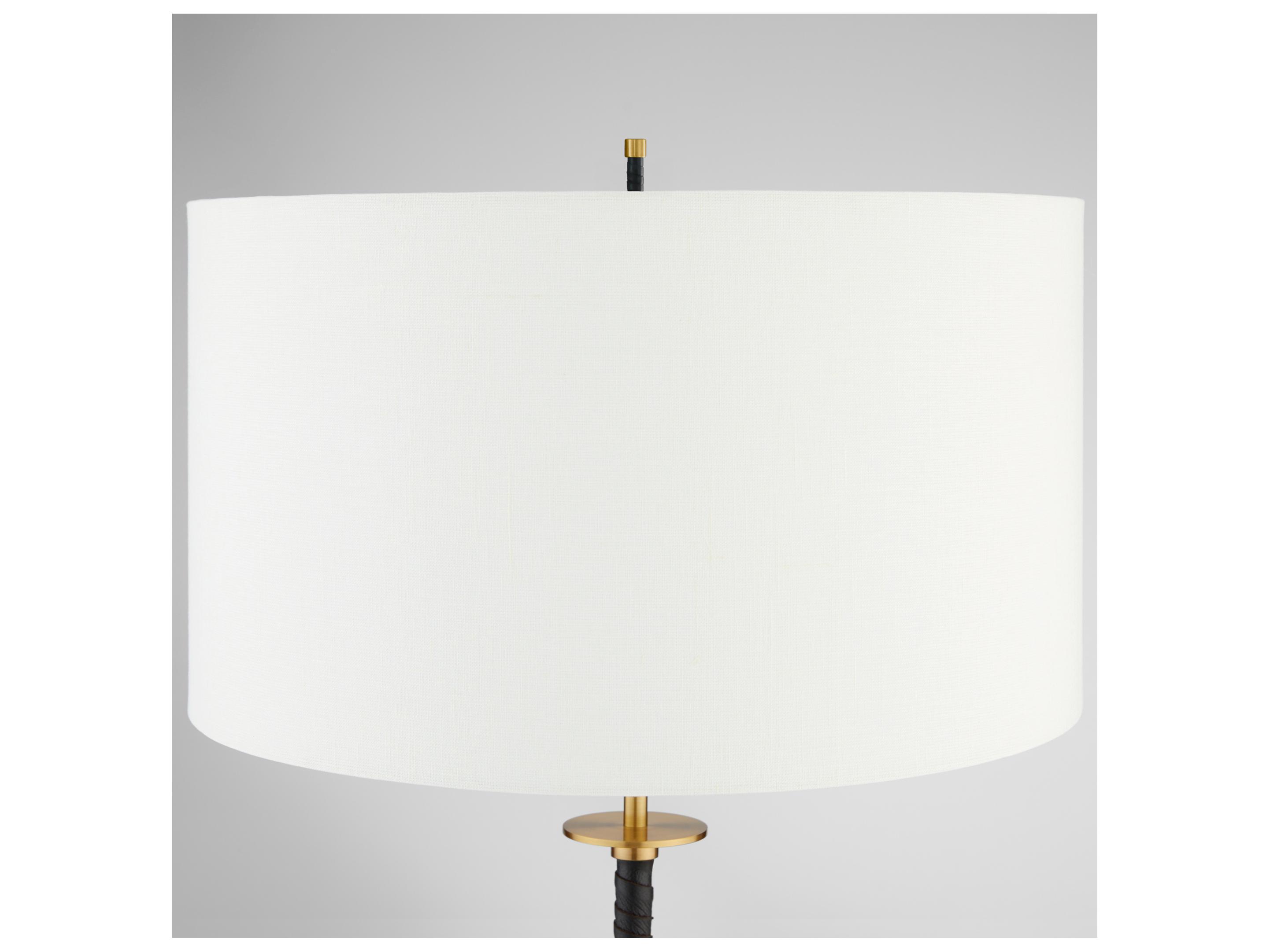 Cyan Design Santiago Black Brass White Buffet Lamp