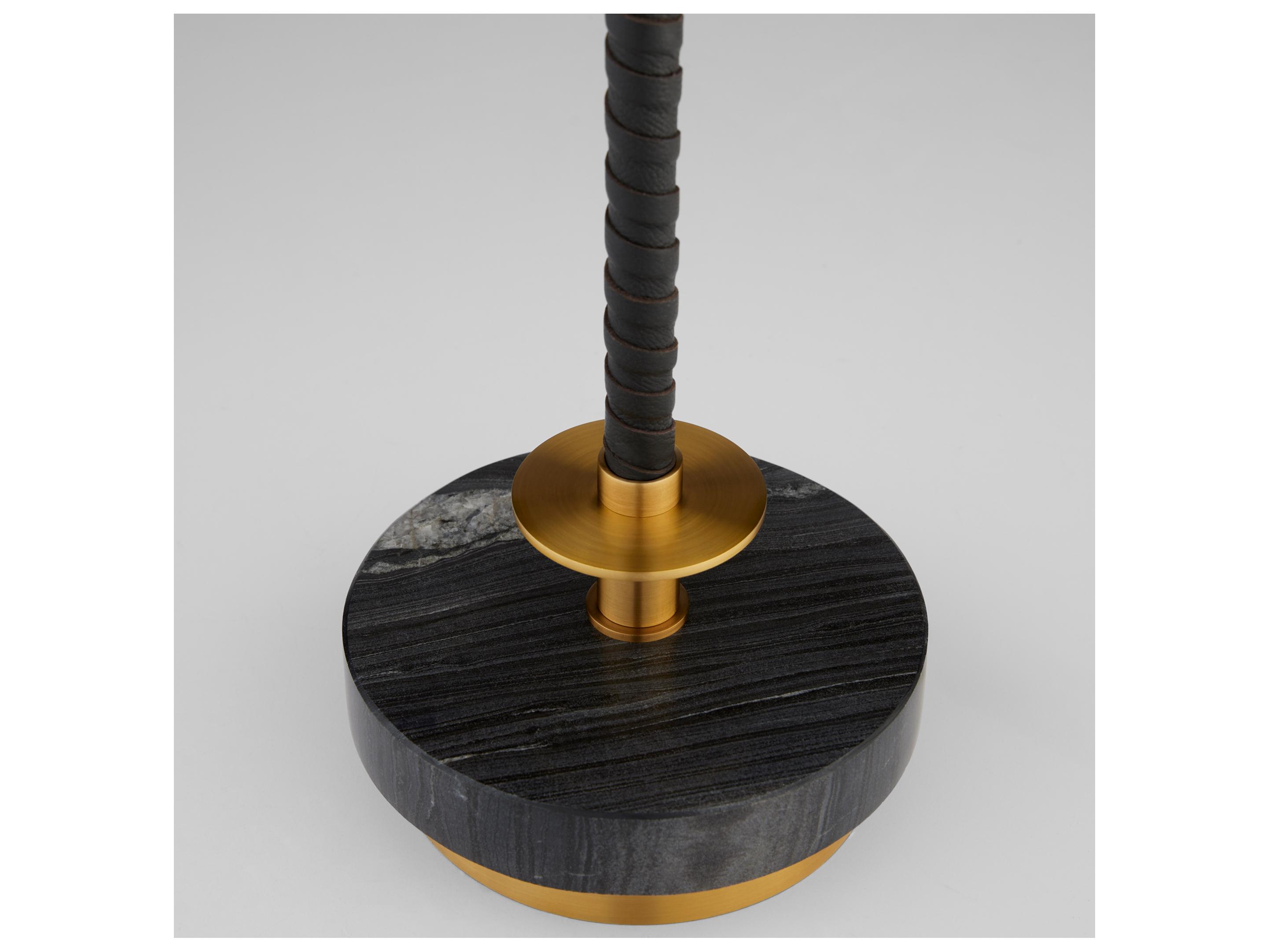 Cyan Design Santiago Black Brass White Buffet Lamp