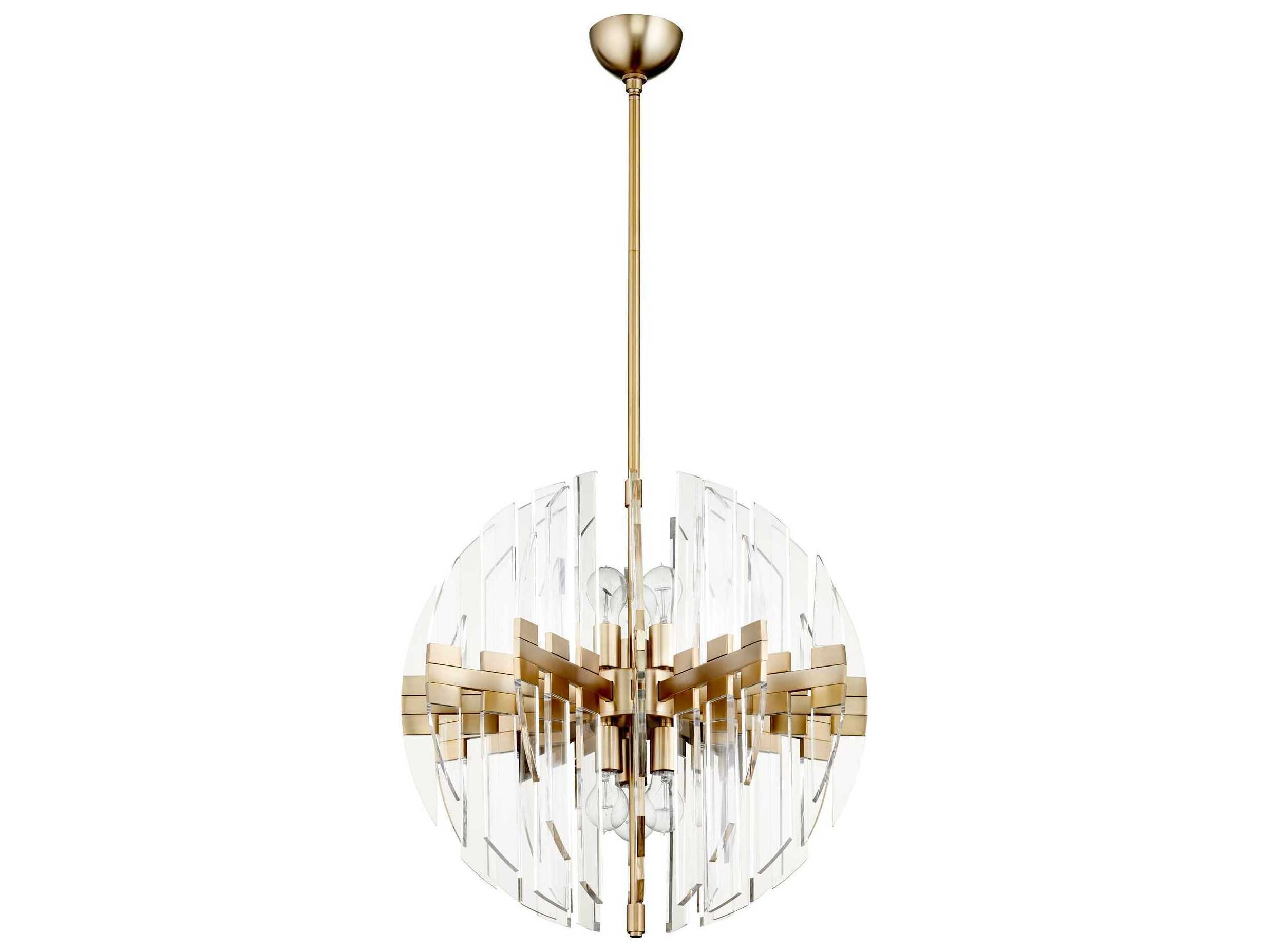 Cyan Design Zion 6-Light Aged Brass Pendant