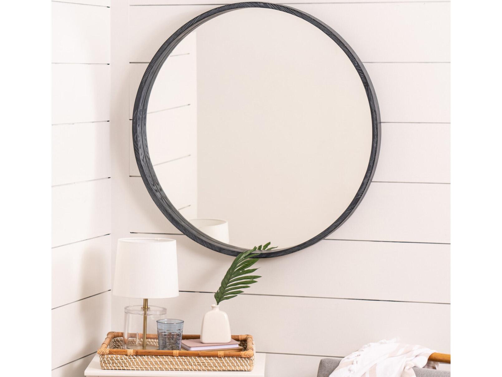 Cooper Classics Parson Round Wall Mirror