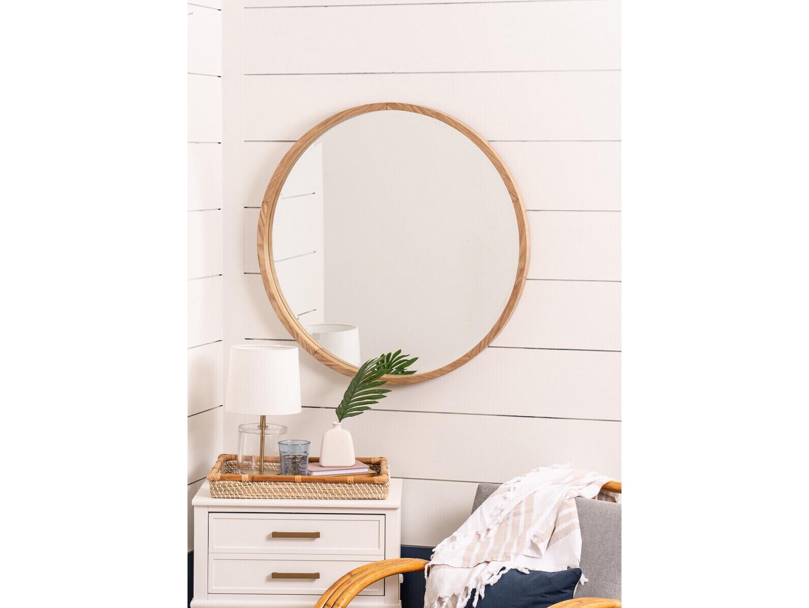 Cooper Classics Parson Round Wall Mirror