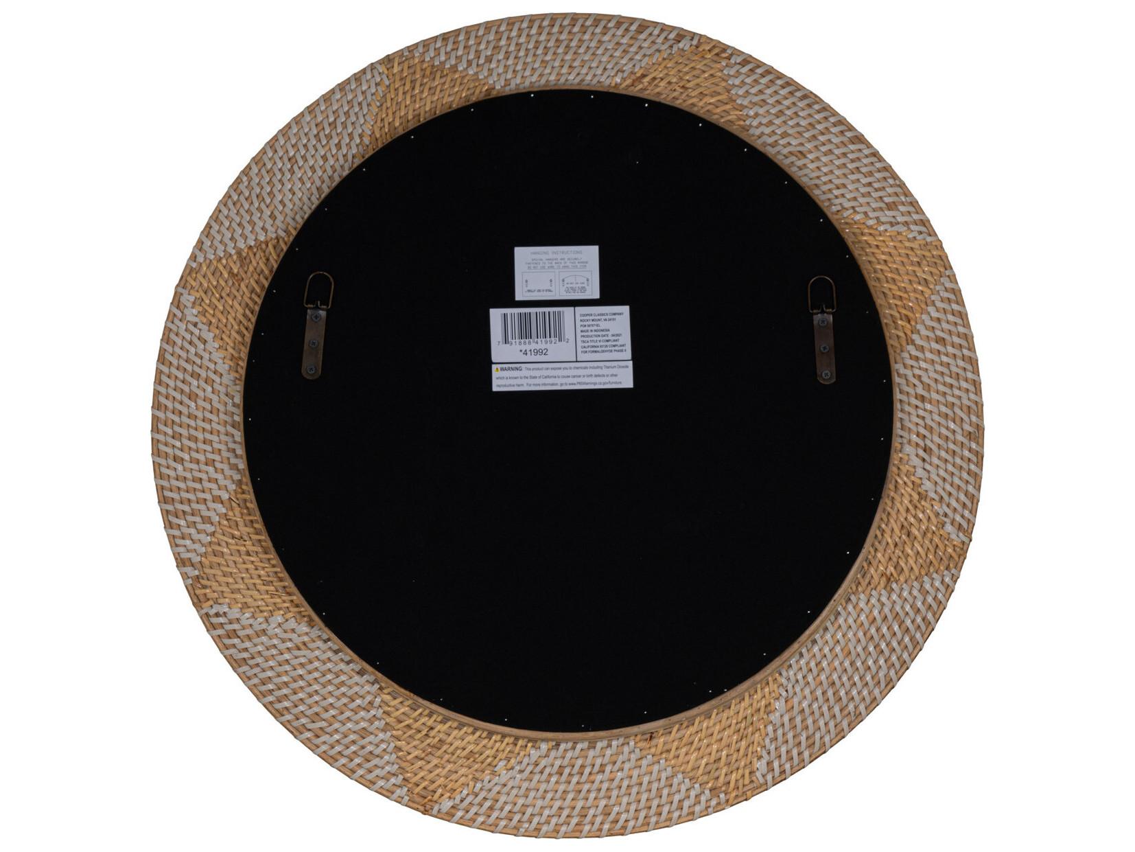 Cooper Classics George Round Wall Mirror