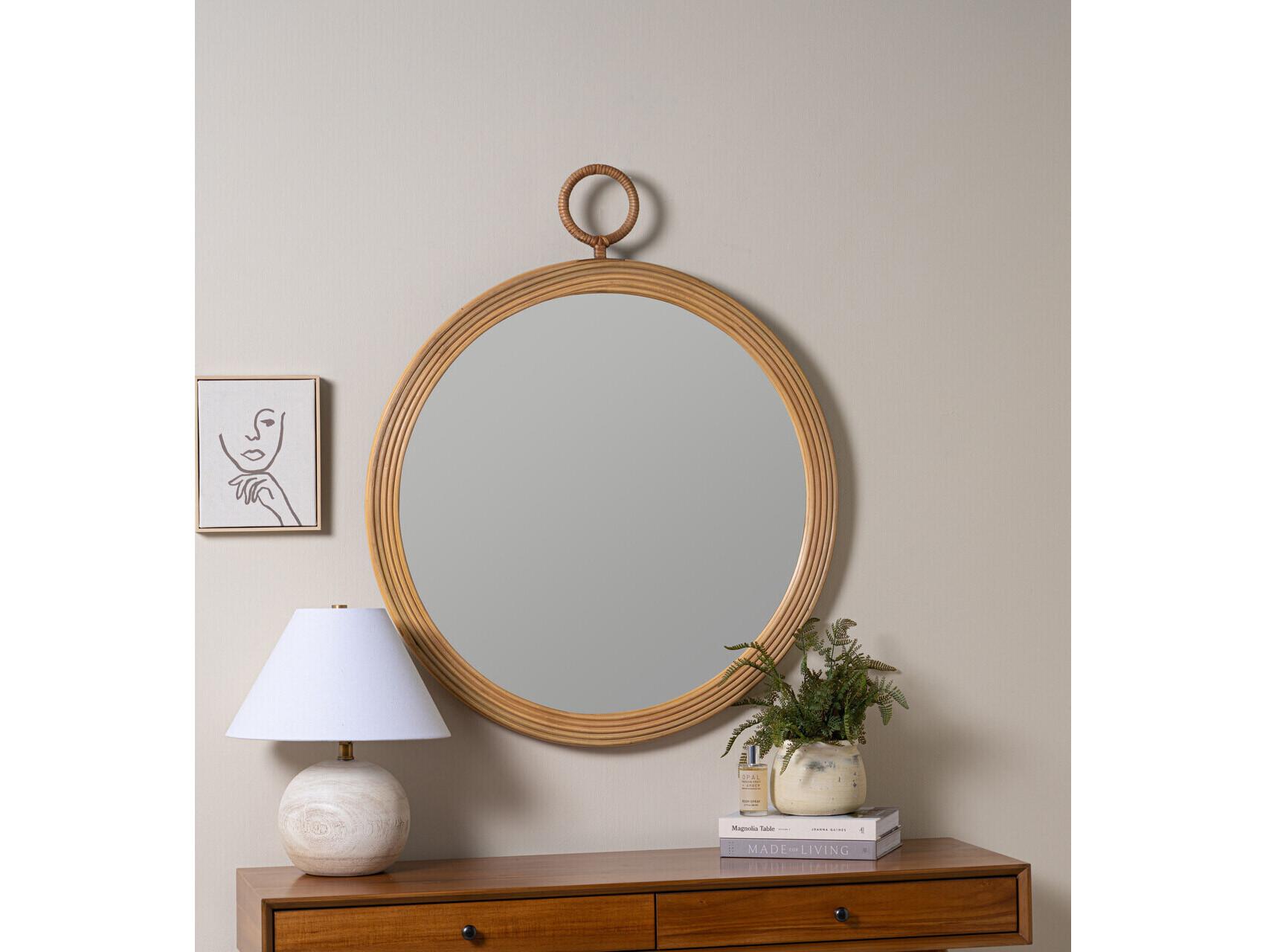 Cooper Classics Deena Round Wall Mirror