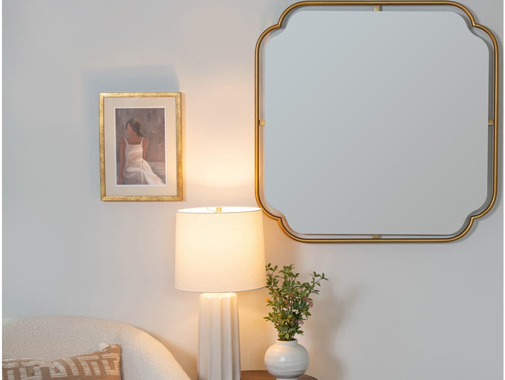 Cooper Classics Sebastian Square Wall Mirror