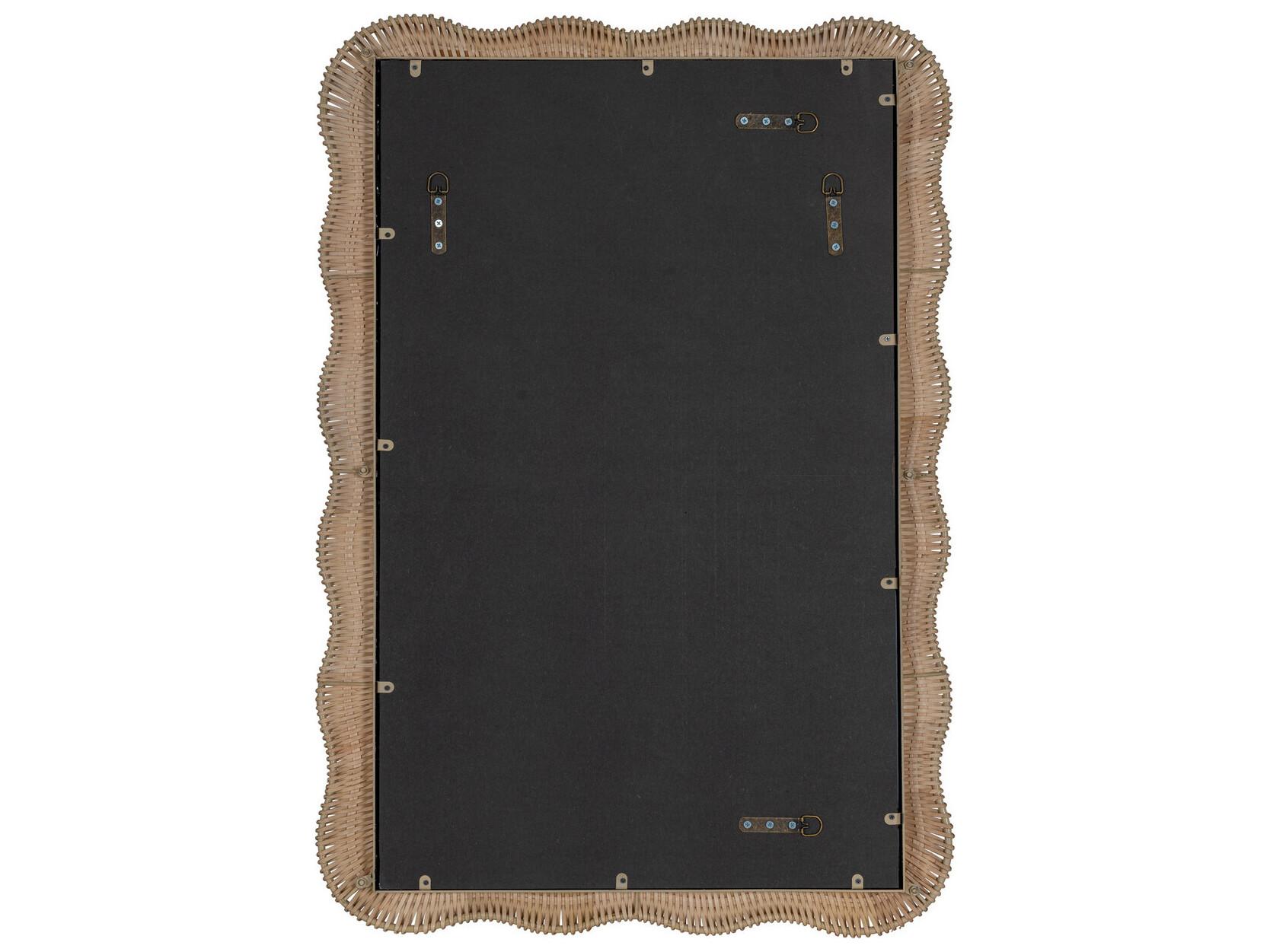 Cooper Classics Erin Gates Scalloped Linden Rectangular Wall Mirror