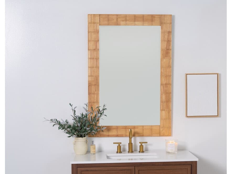Cooper Classics Elmore Rectangular Wall Mirror