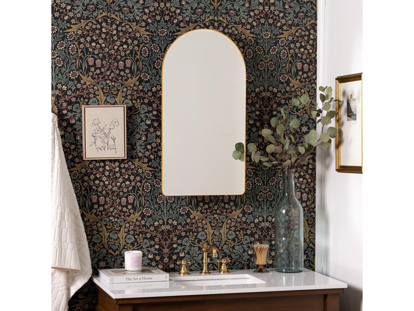 Cooper Classics Colca Gold Arched Medicine Cabinet