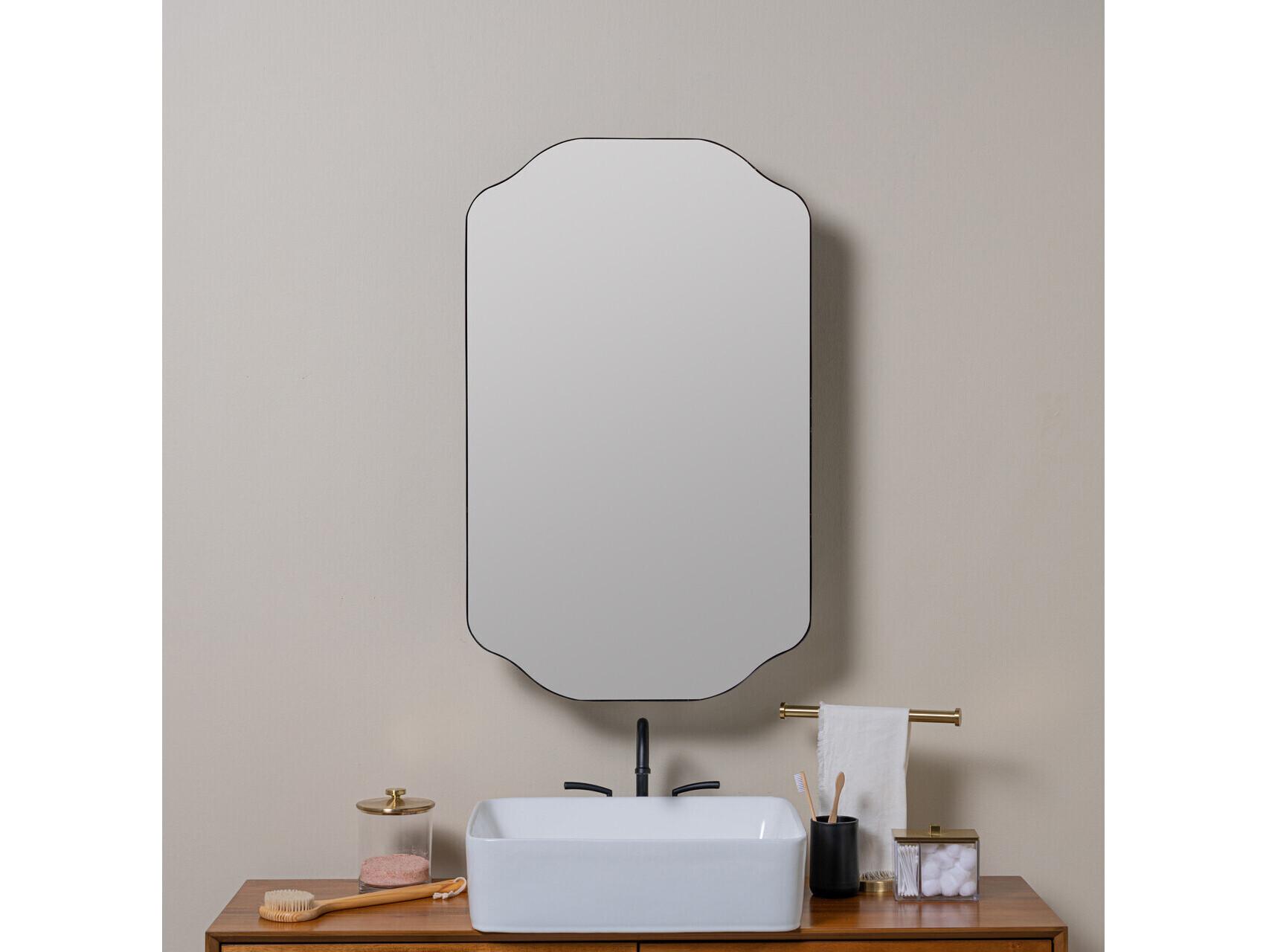 Cooper Classics Sebastian Black Medicine Cabinet